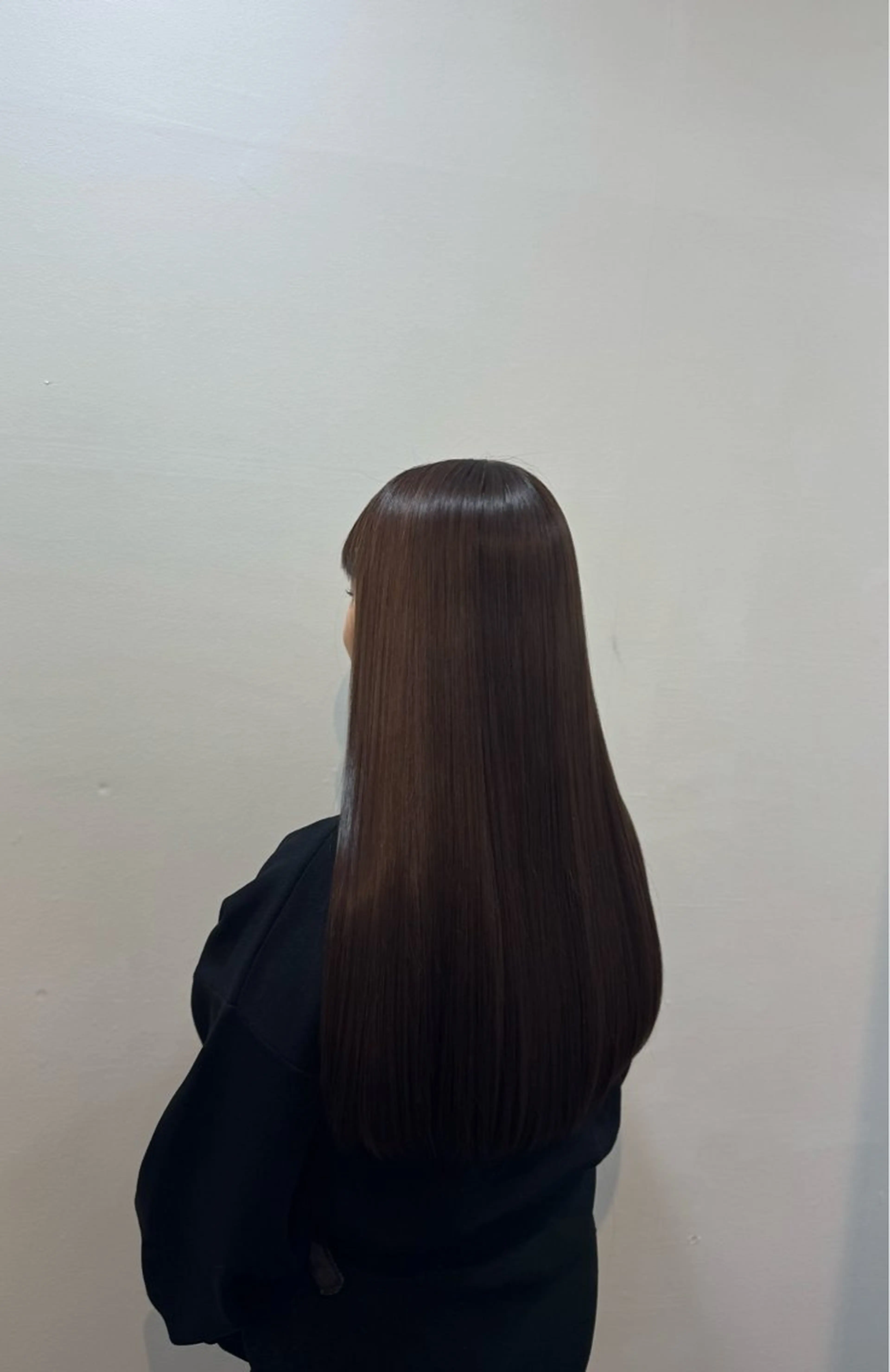 ロング 縮毛矯正 air-H あやのヘアスタイル