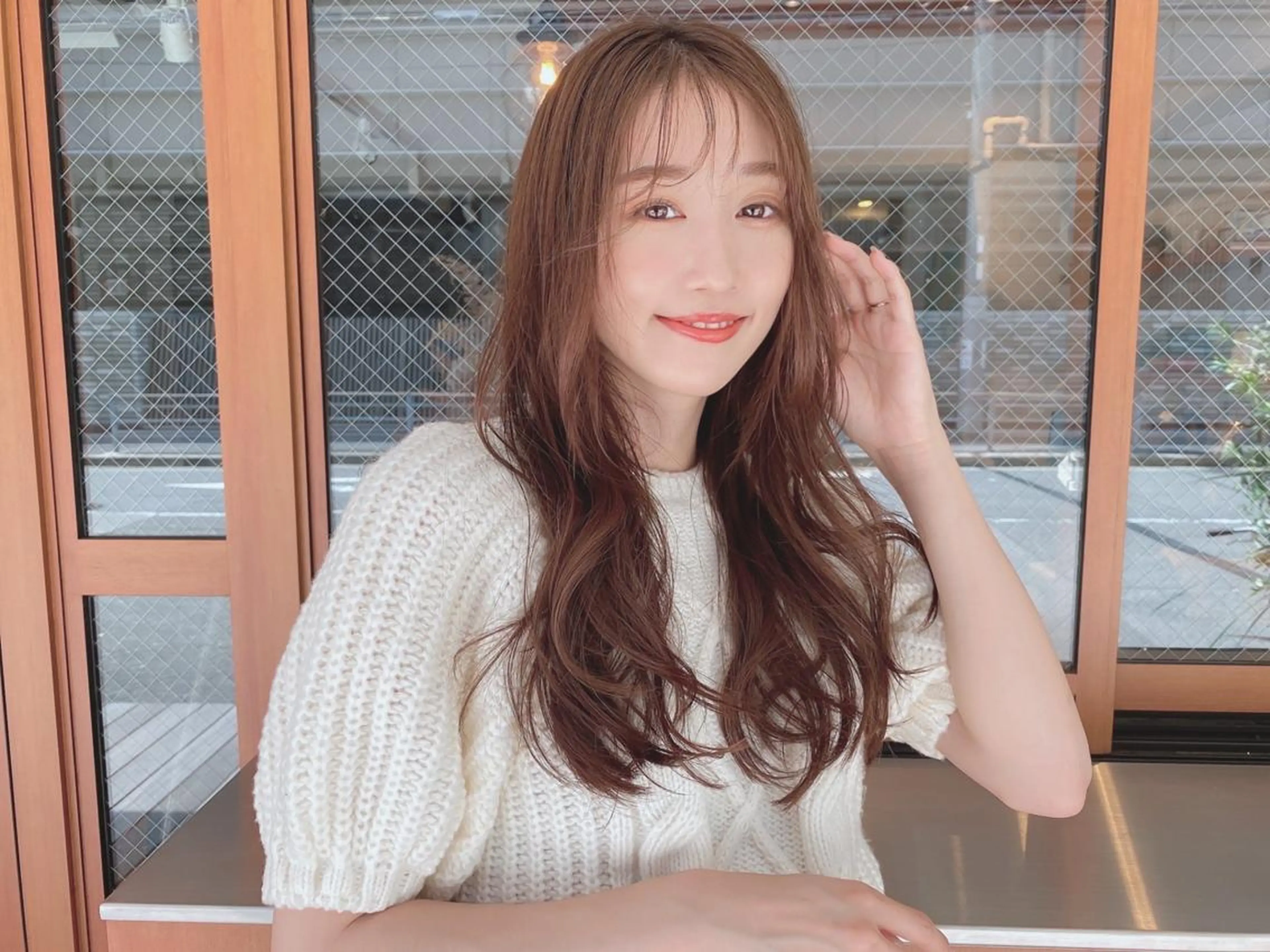 ロング カラー rubik's京橋 店のヘアスタイル