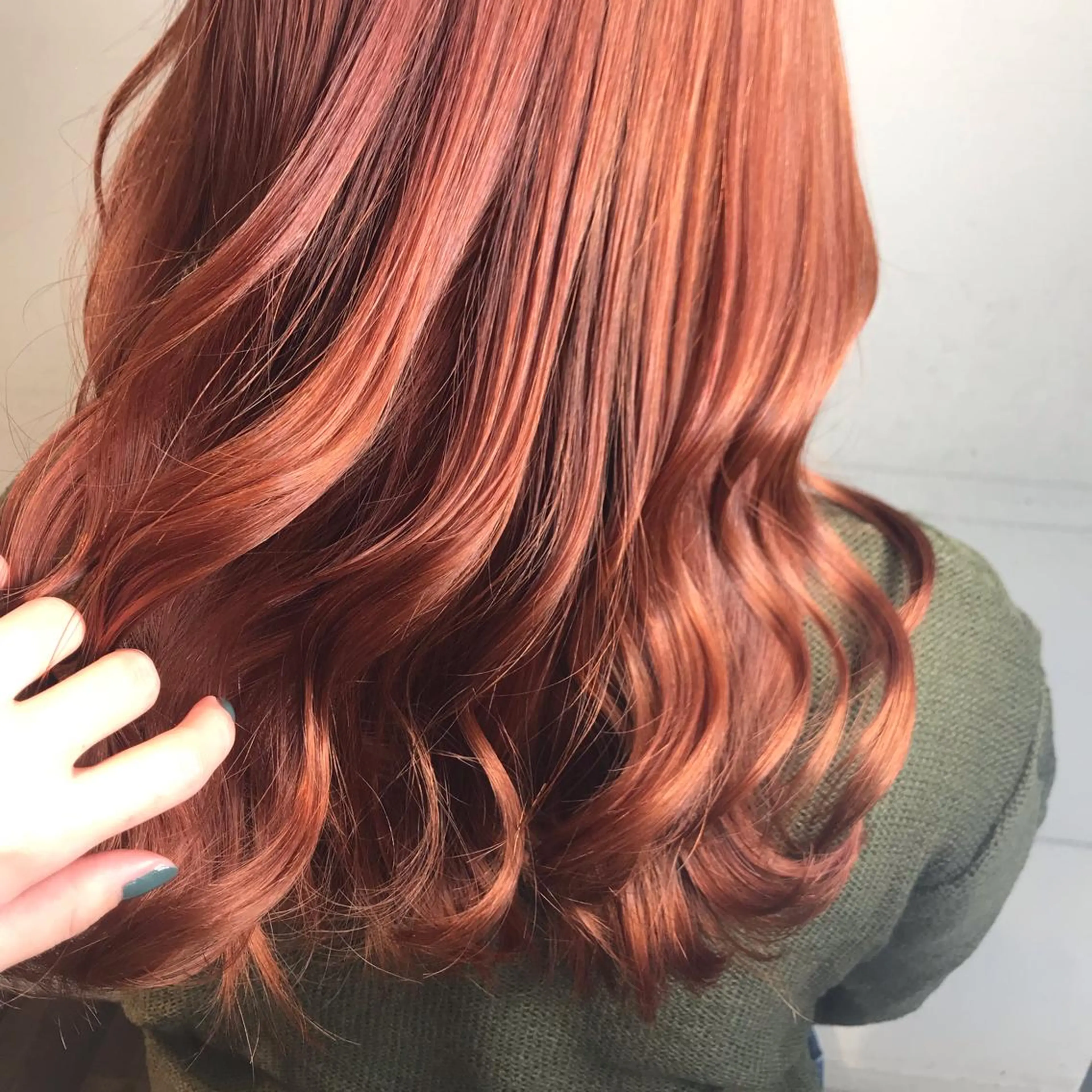 セミロング カラー ヘアアレンジ knock【ノック】所属・烏丸韓国ヘア🇰🇷 ayaka🎀のヘアスタイル