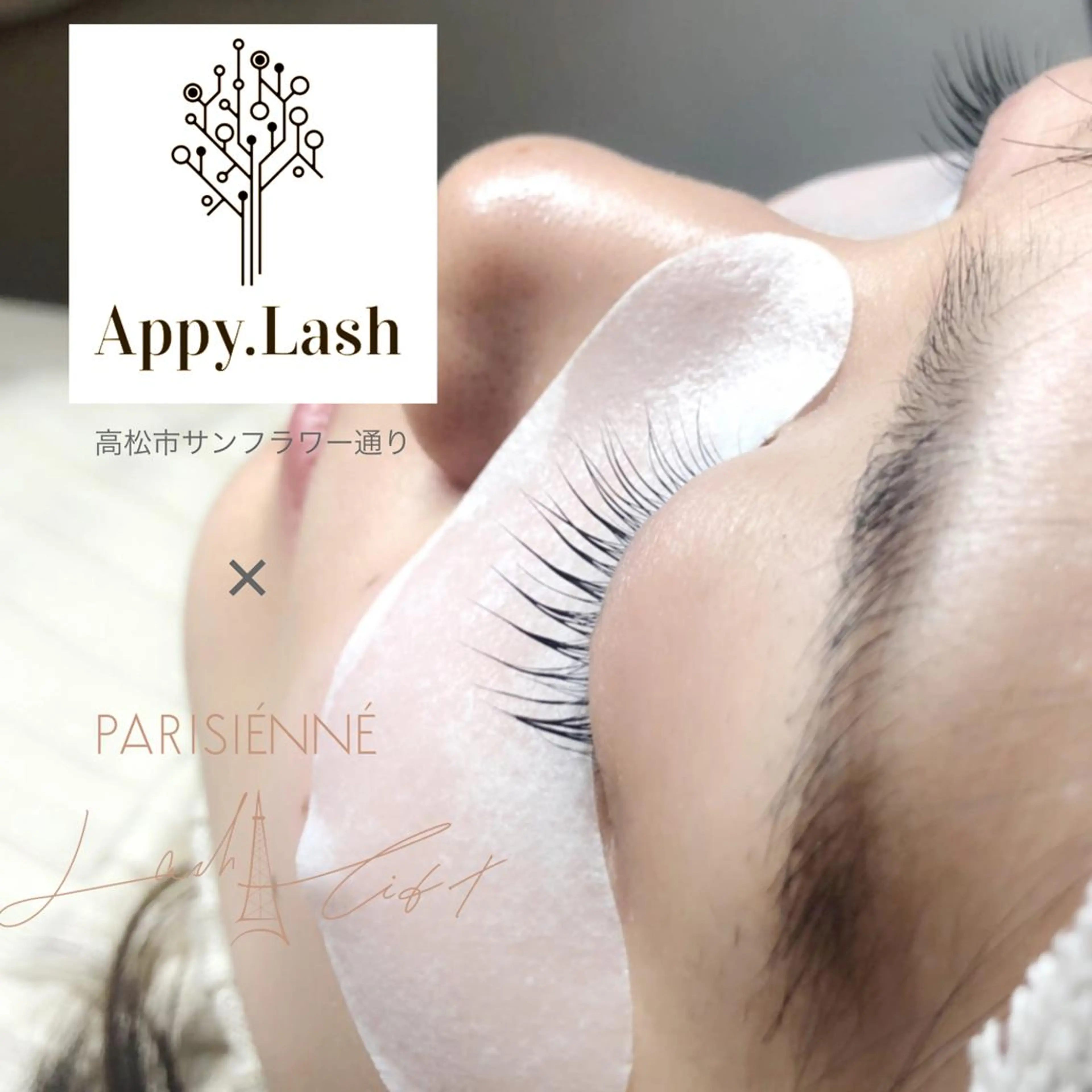 マツエク・マツパ フラットラッシュ パリジェンヌラッシュリフト ボリュームラッシュ まつげと眉の専門店 Appy.Lashのマツエク・マツパデザイン