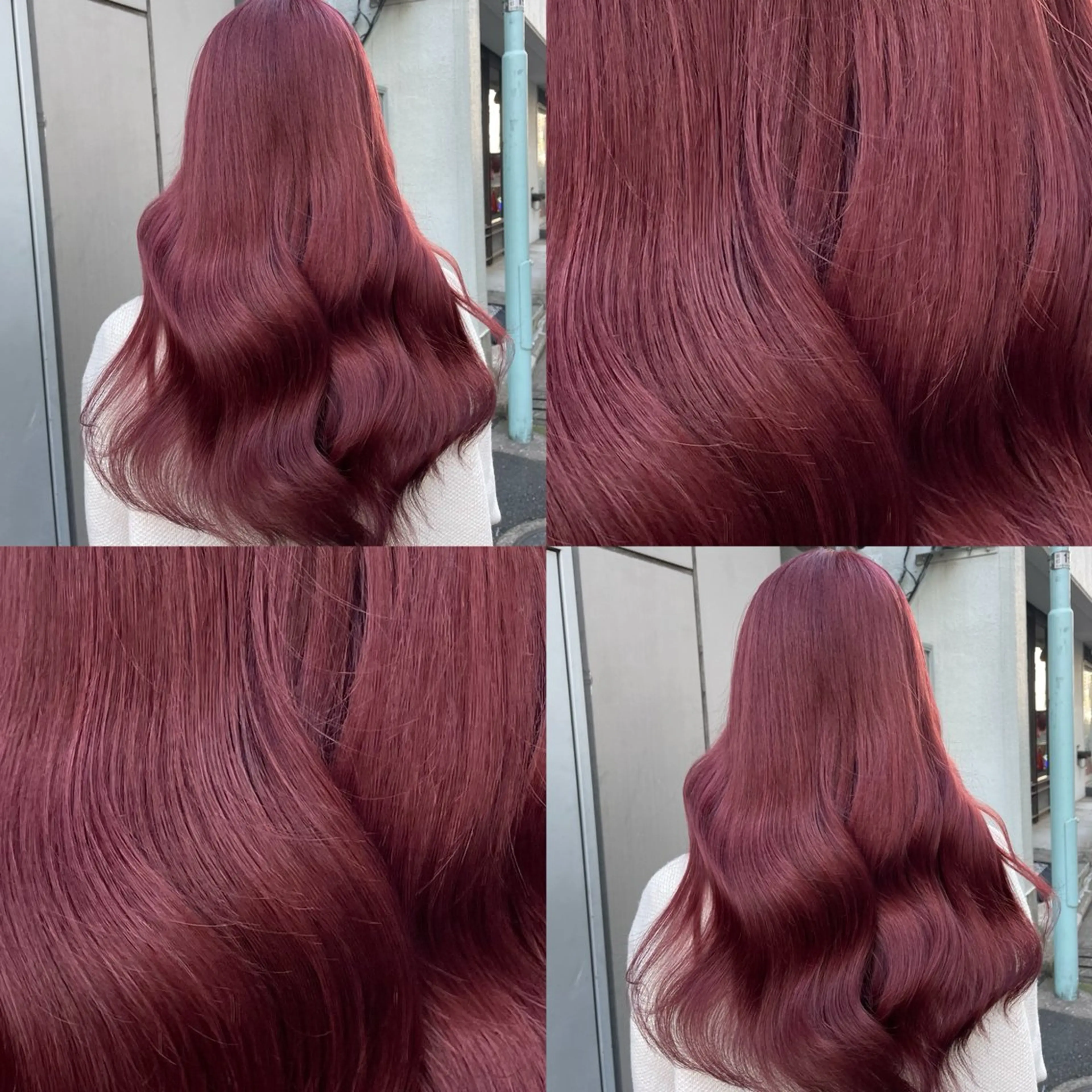 ロング カラー ガーリー♡女の子っぽ ヘア♡ピンクカラー♡のヘアスタイル