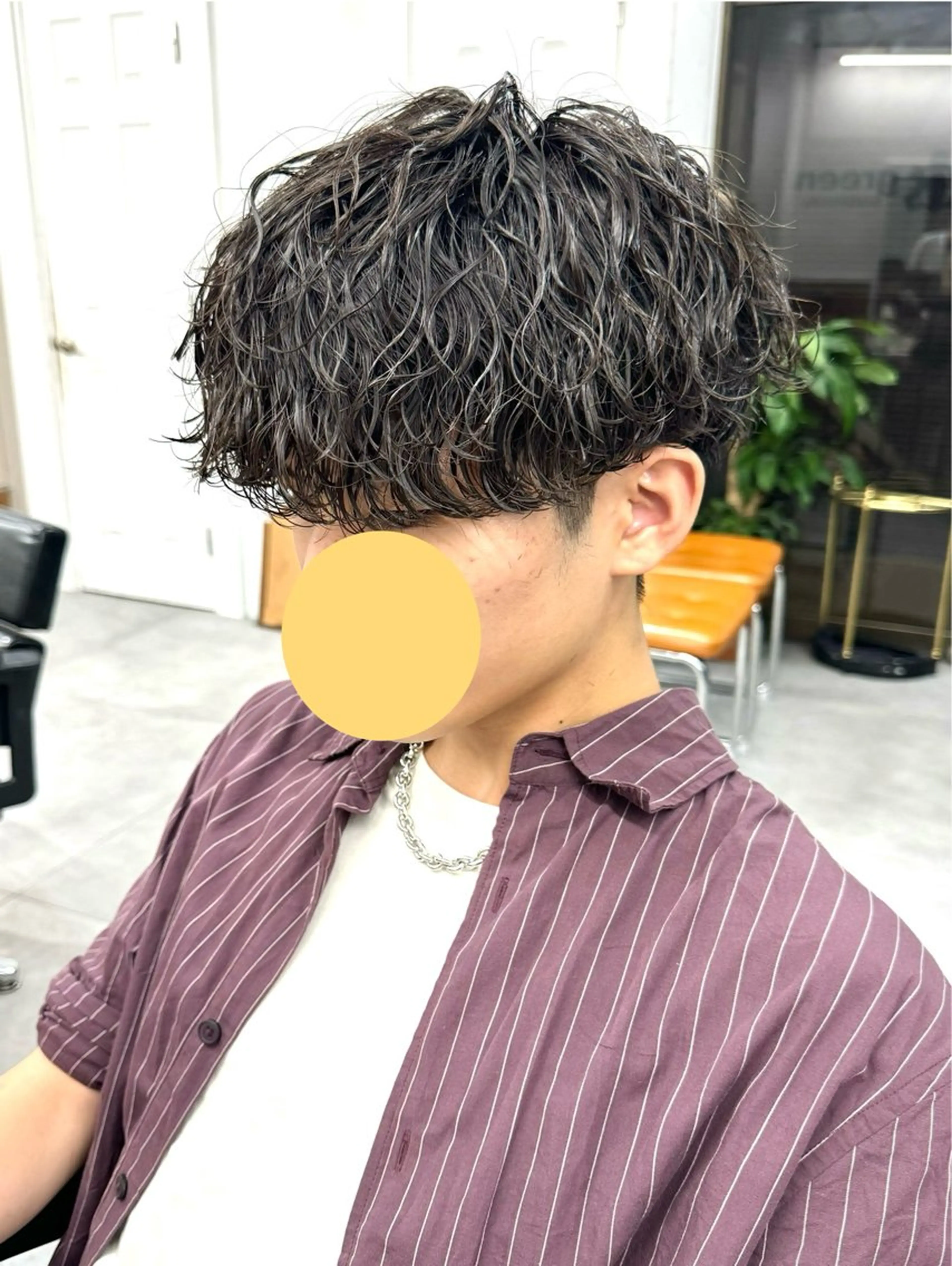 パーマ メンズ メンズパーマ 波巻きパーマ シャドウパーマ/ 波巻パーマYu-Kiのヘアスタイル