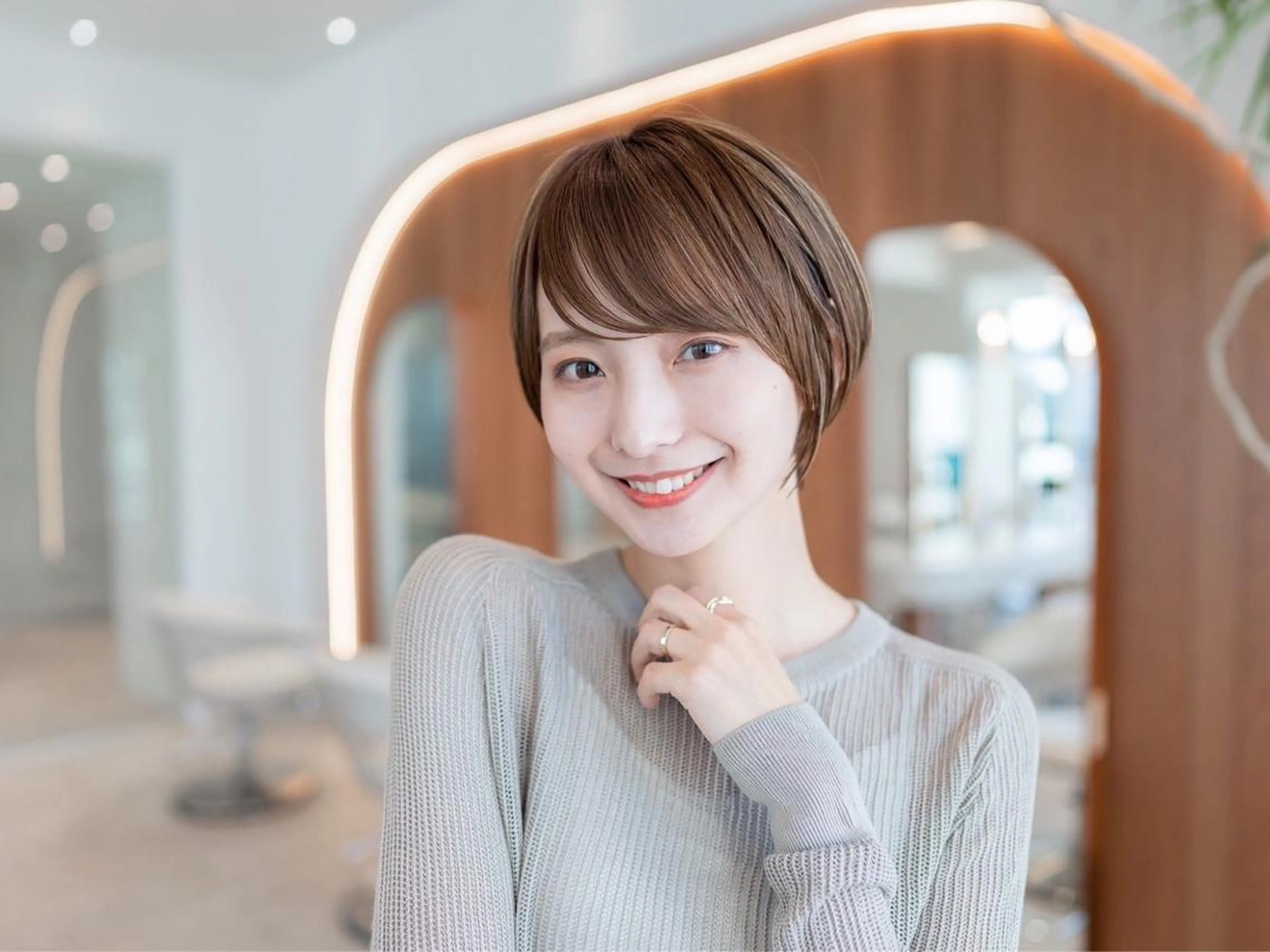 ショート カラー カット ヘアカラー トリートメント 🉐レイヤー/塩見 弘樹🉐渋谷のヘアスタイル