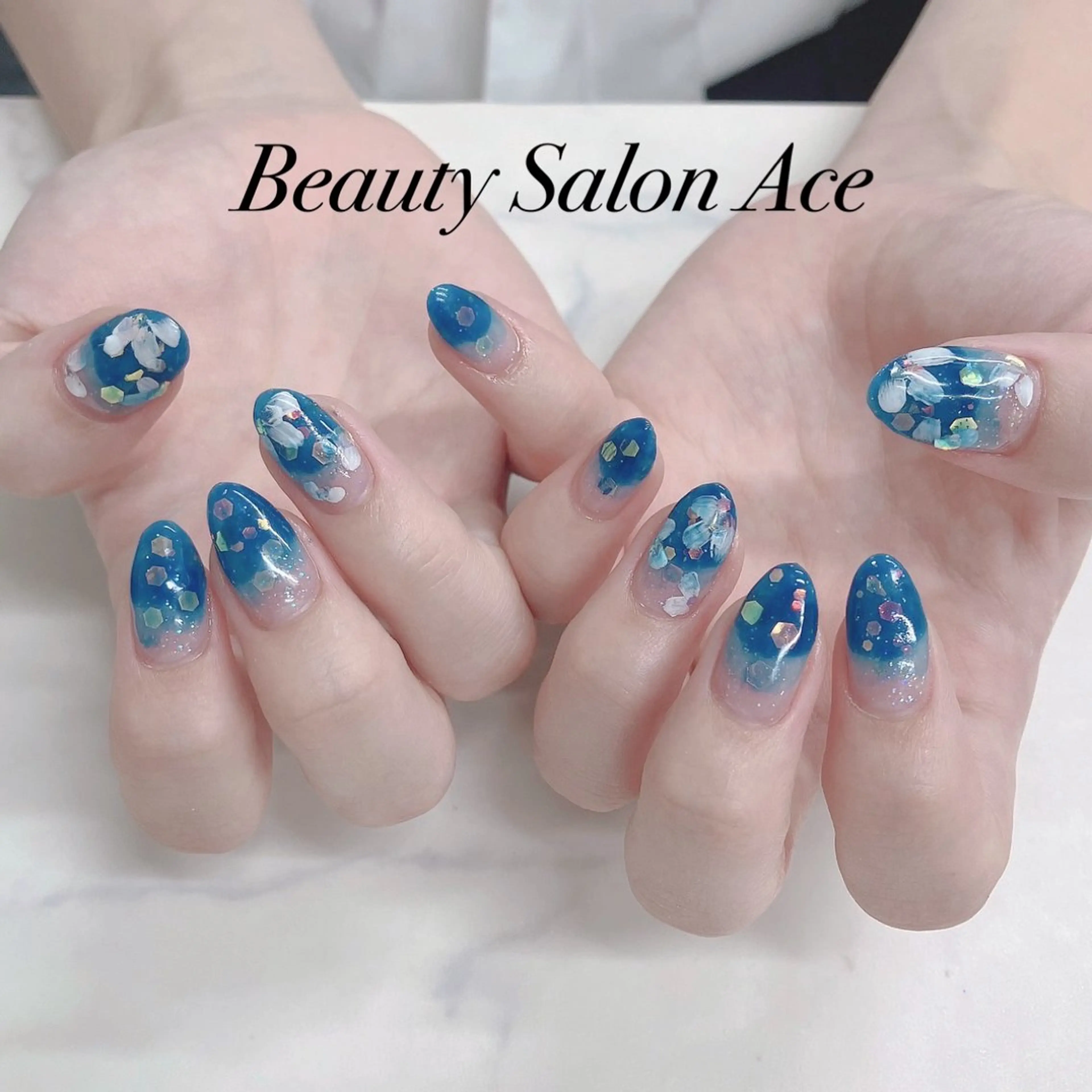 ネイル アートネイル メンズネイル 夏ネイル ハンドネイル ハンドケア Beauty Salon Ace(ネイルサロン エース)所属・池袋フィルイン Ace♡長さだしのネイルデザイン