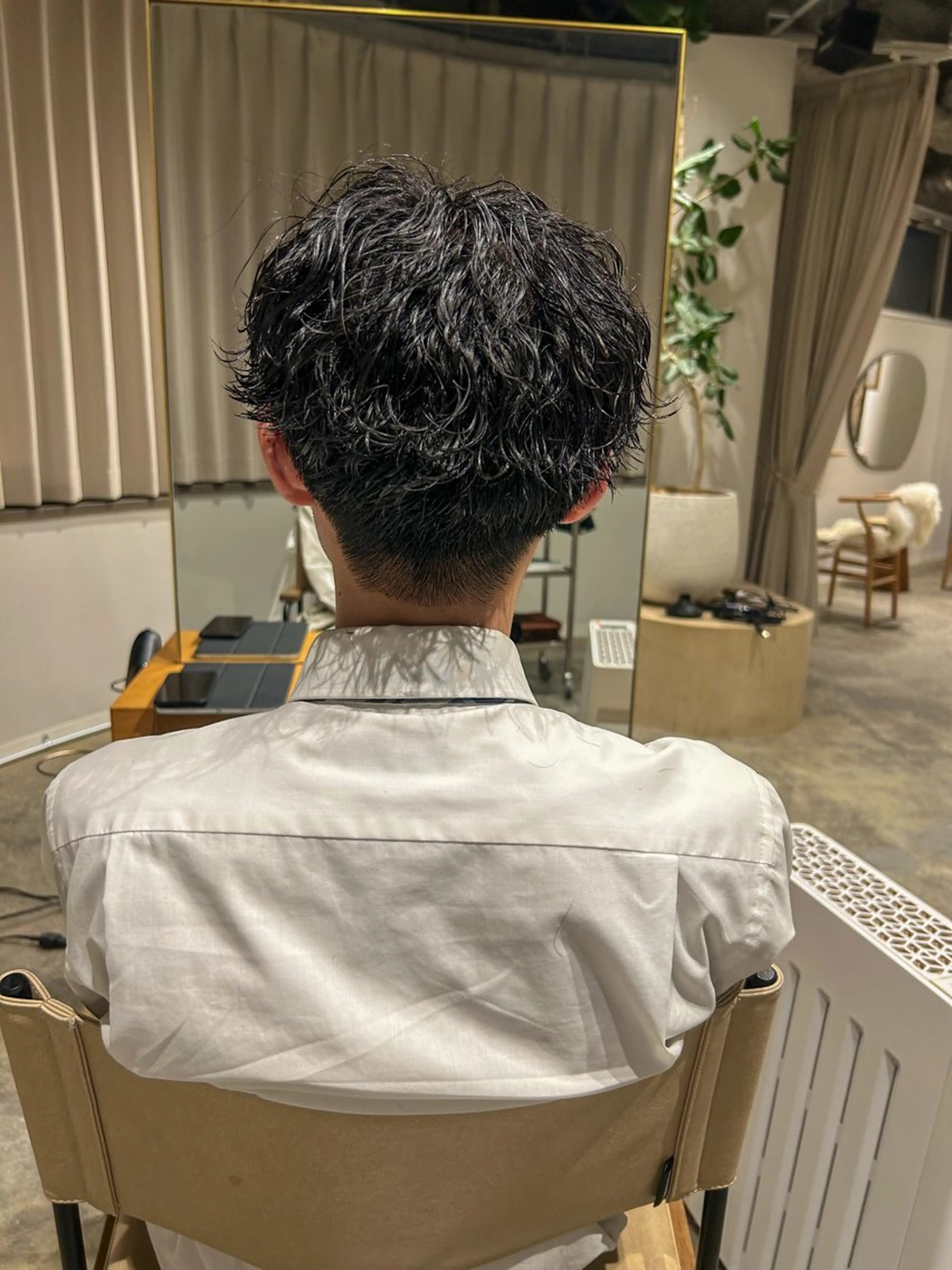 ショート パーマ 佐藤 来輝のヘアスタイル