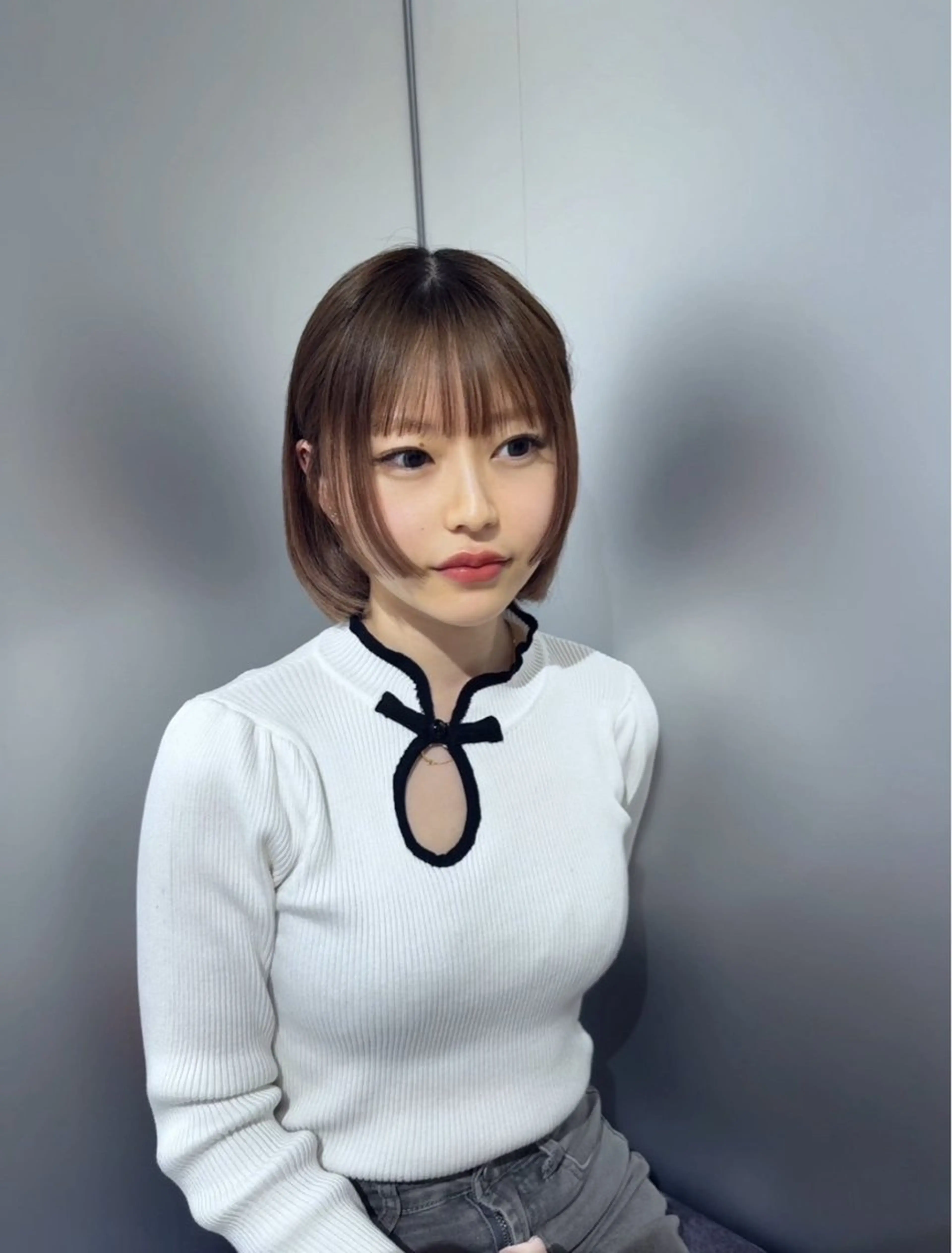 ショート カラー ヘアカラー トリートメント 髪質改善 /美髪矯正🫧ゆたかのヘアスタイル