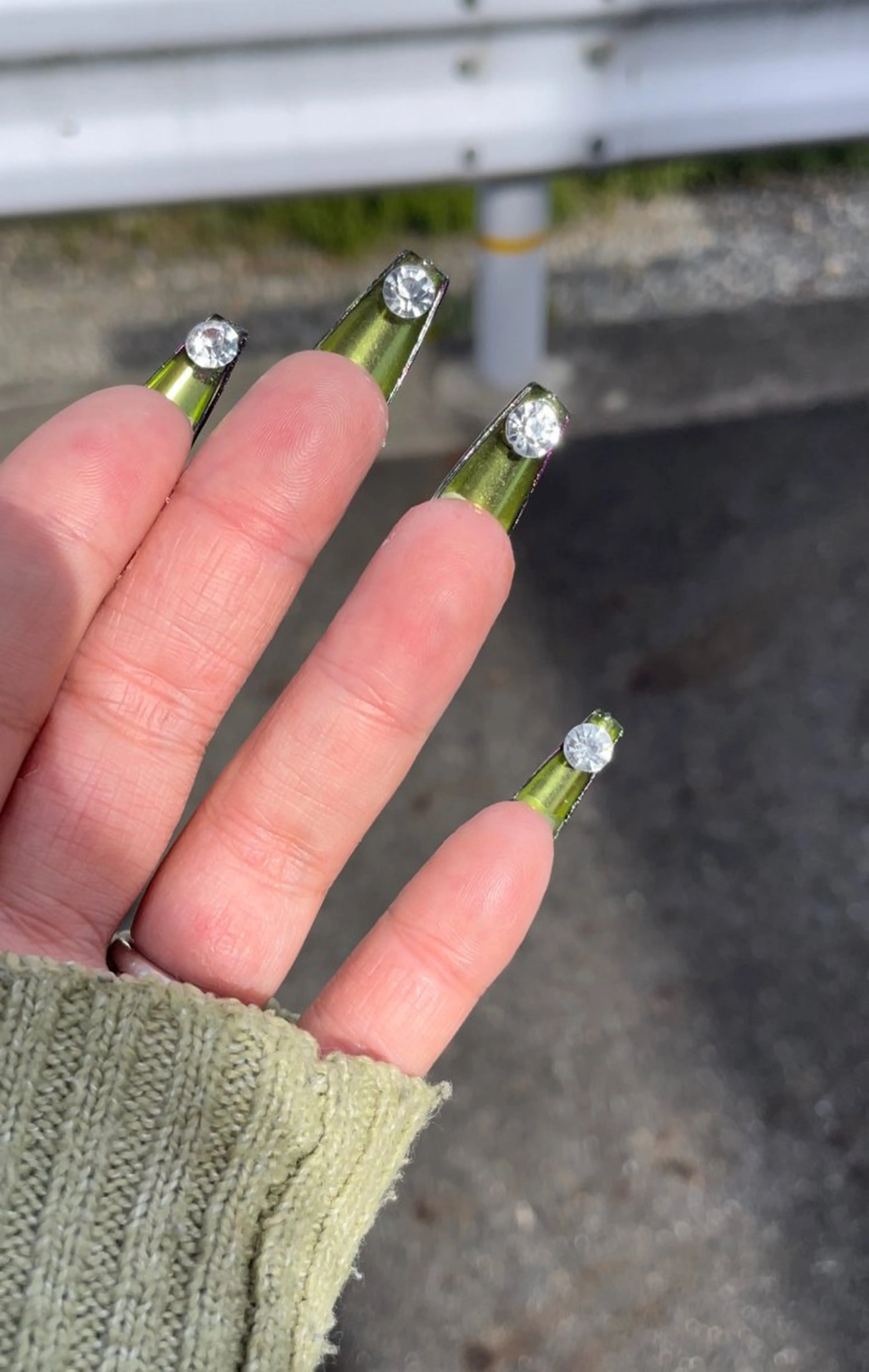 ネイル フラッシュネイル キラキラネイル ミラーネイル 冬ネイル Ri-e's nailのネイルデザイン