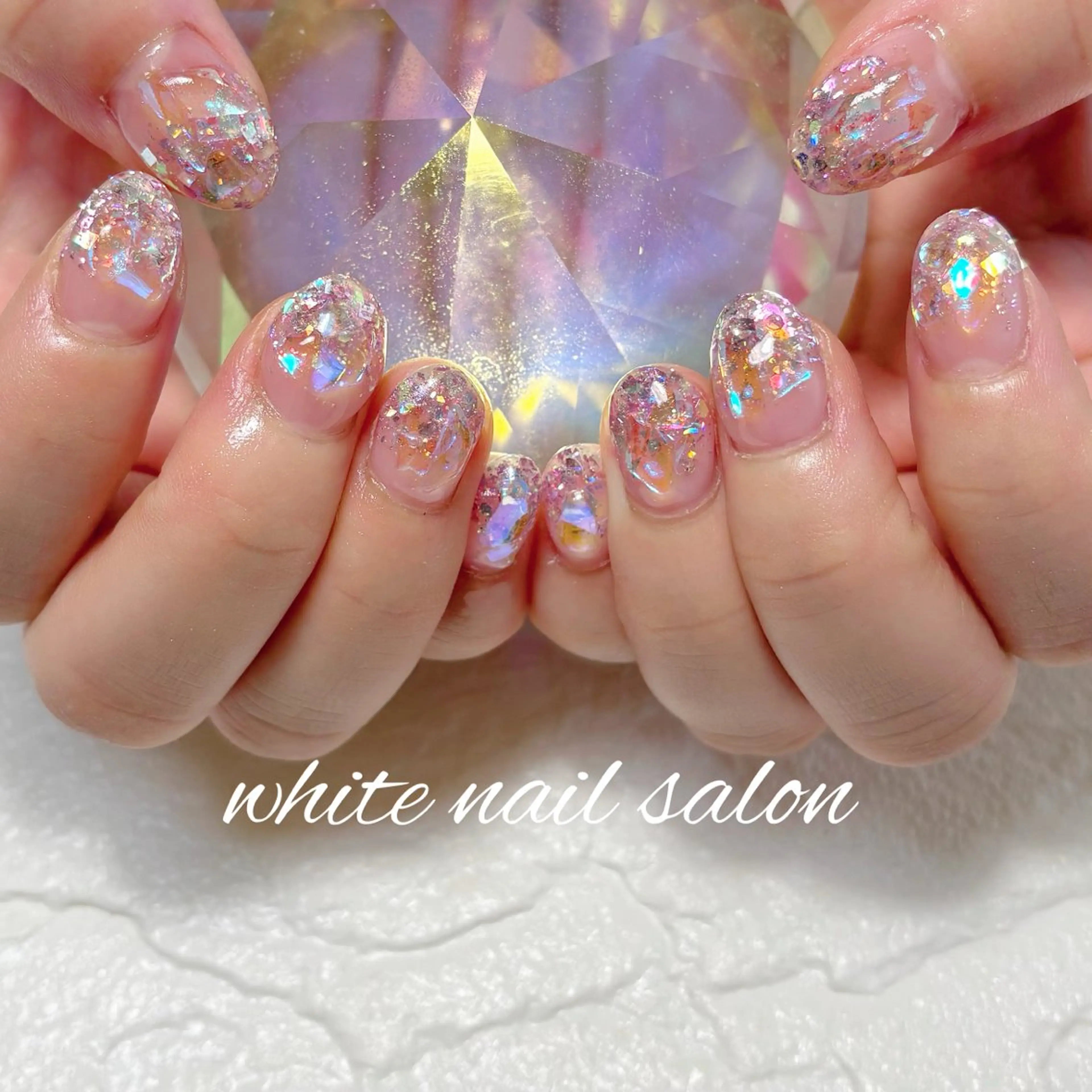 ネイル フットネイル ハンドネイル white nail salonのネイルデザイン