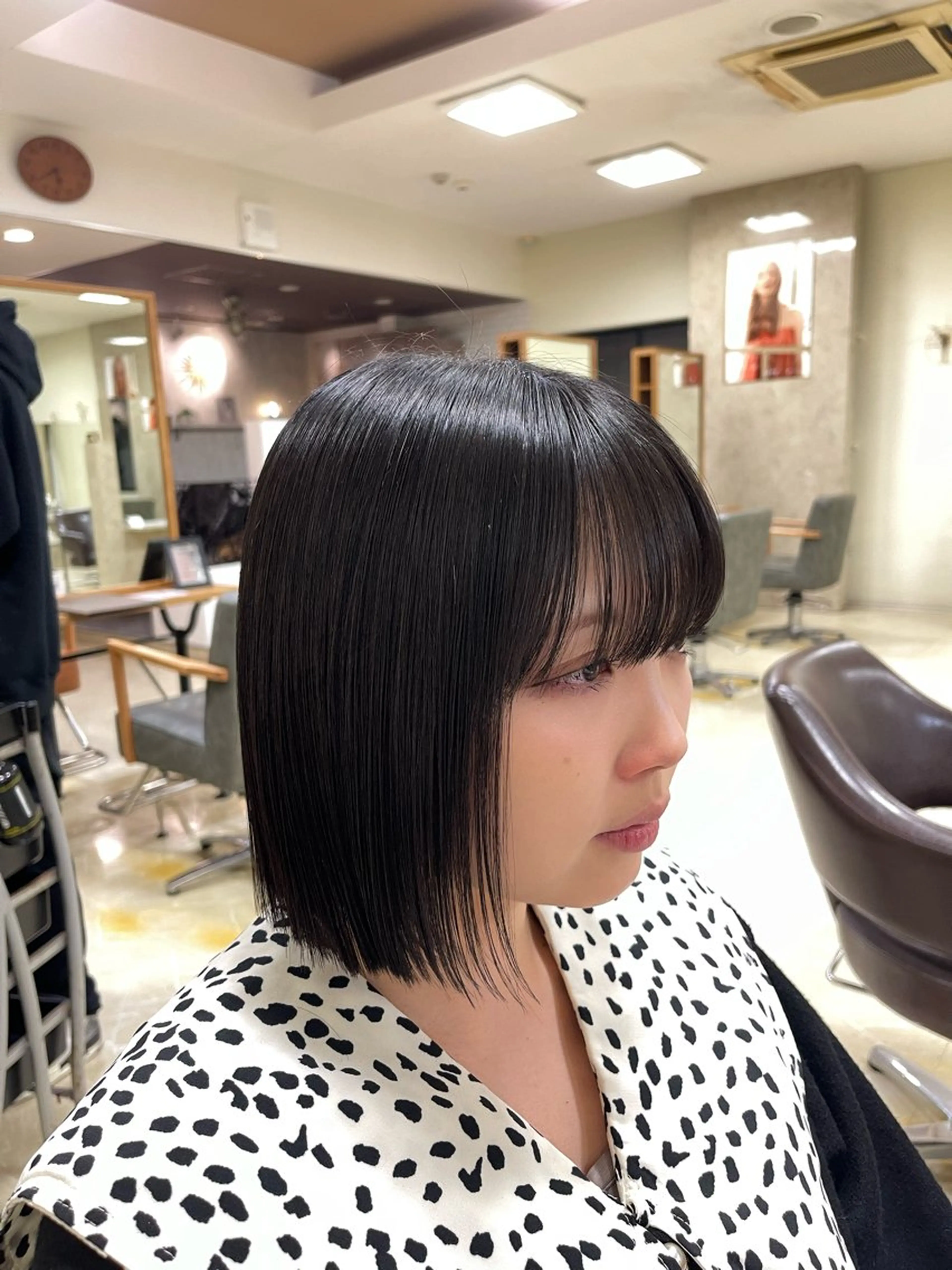 ショート 髪質改善 縮毛矯正 CARE SHINSAIBASHI所属・縮毛・酸性ストレート モデル募集のヘアスタイル