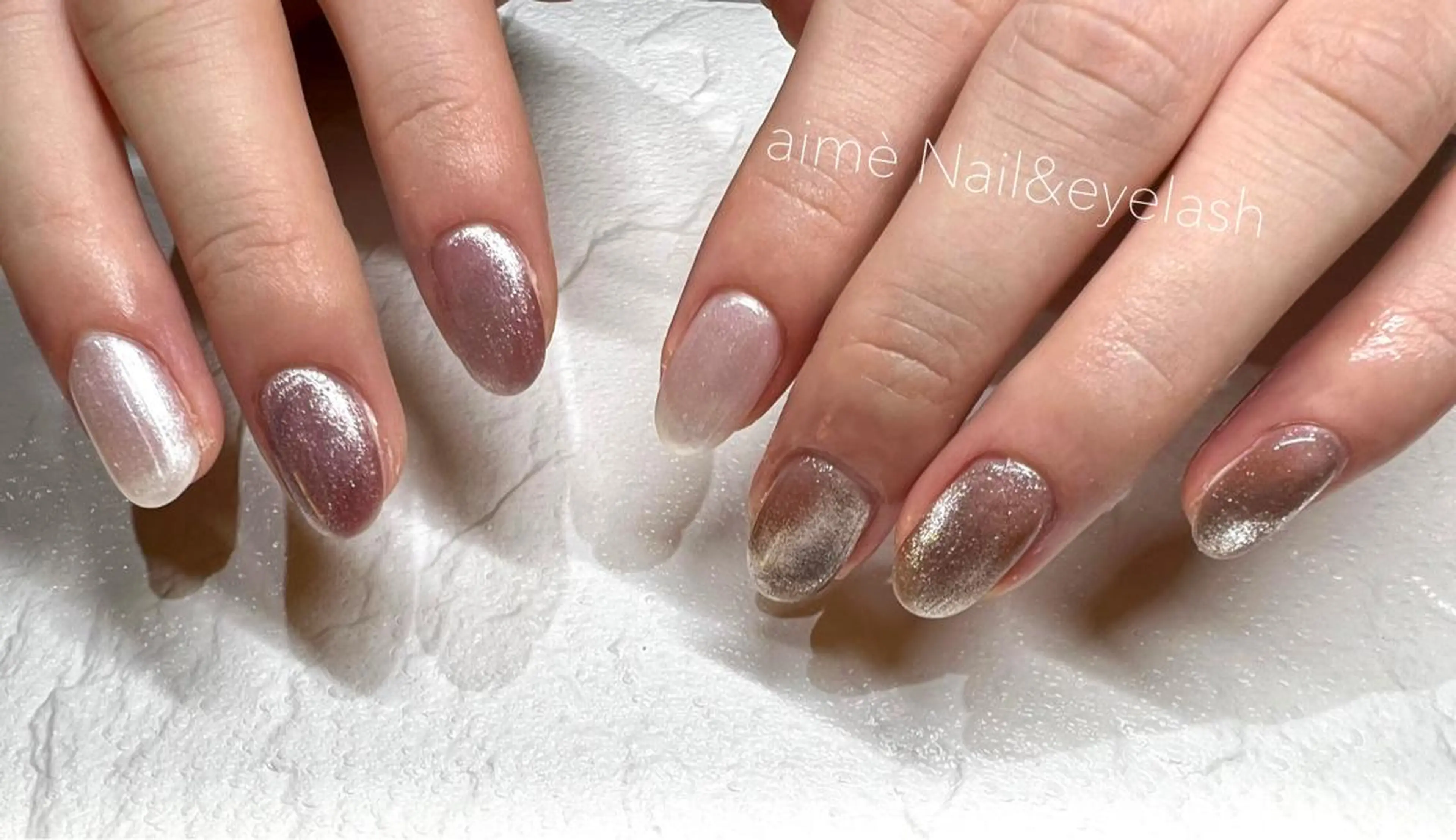 ネイル aime 中崎町のネイルデザイン