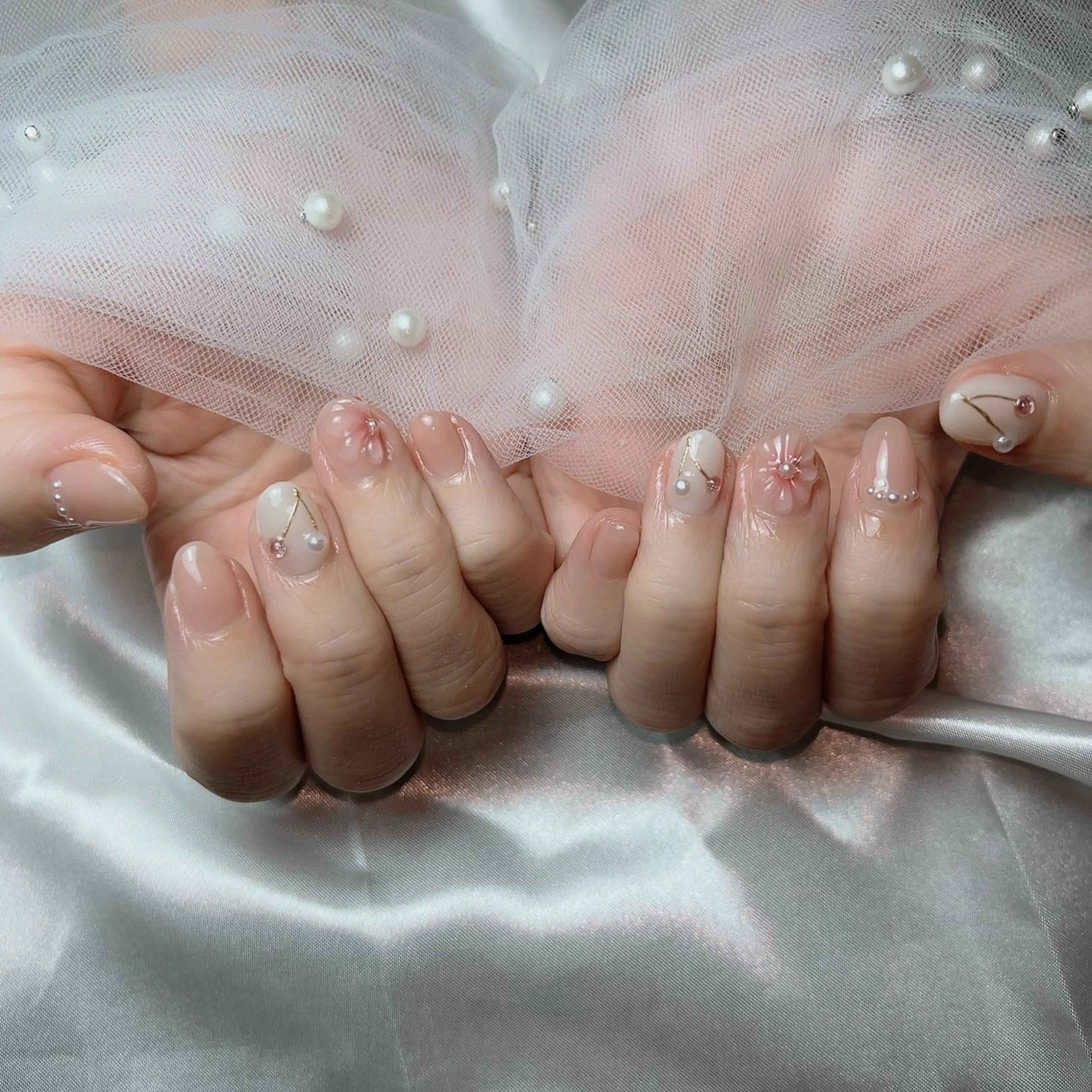 ネイル ぷっくりネイル pnd.nail所属・半田 友加里のネイルデザイン