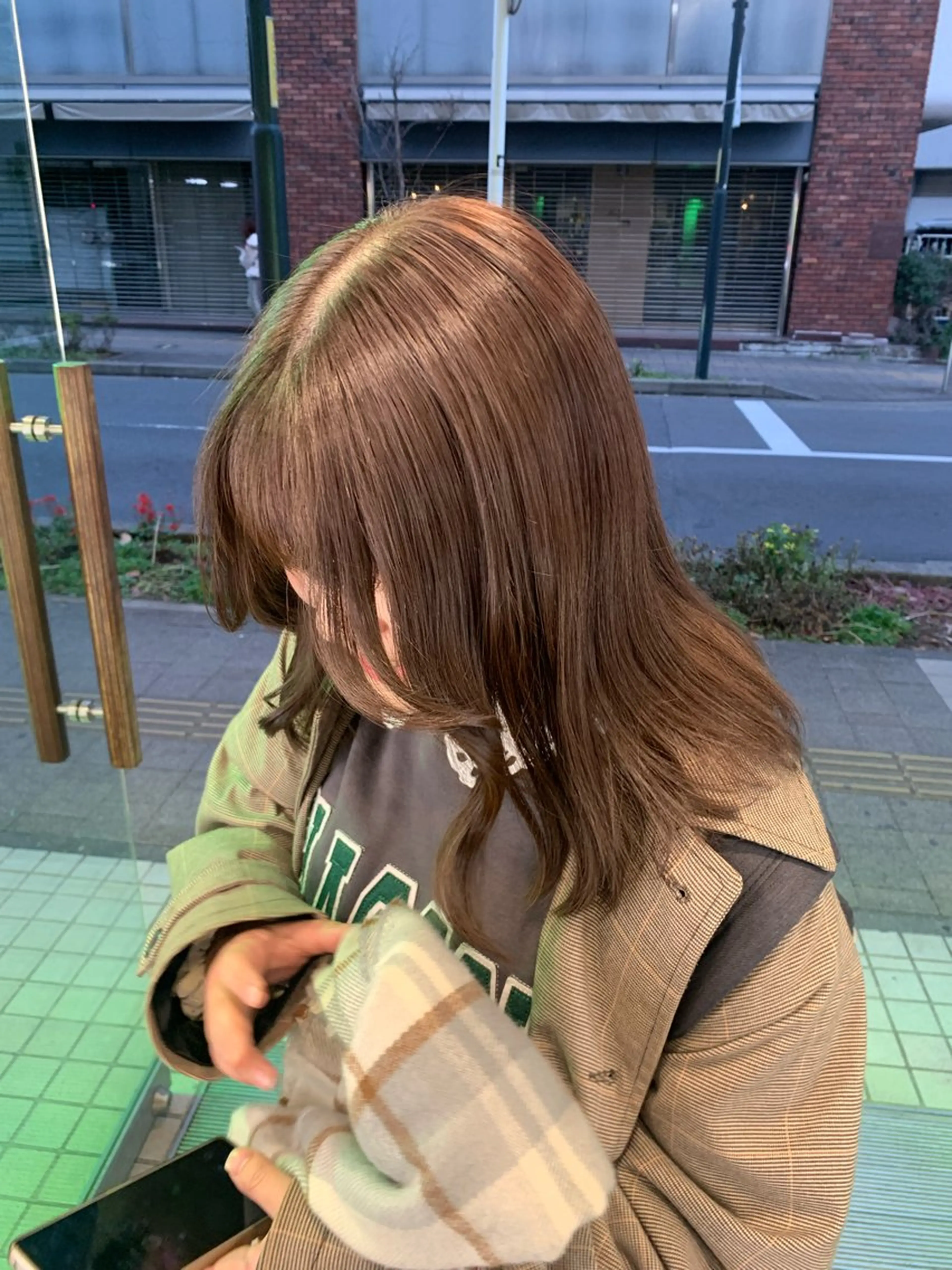 ミディアム ヘアカラー 本厚木で叶う艶カラー /AYAMI🎀のヘアスタイル