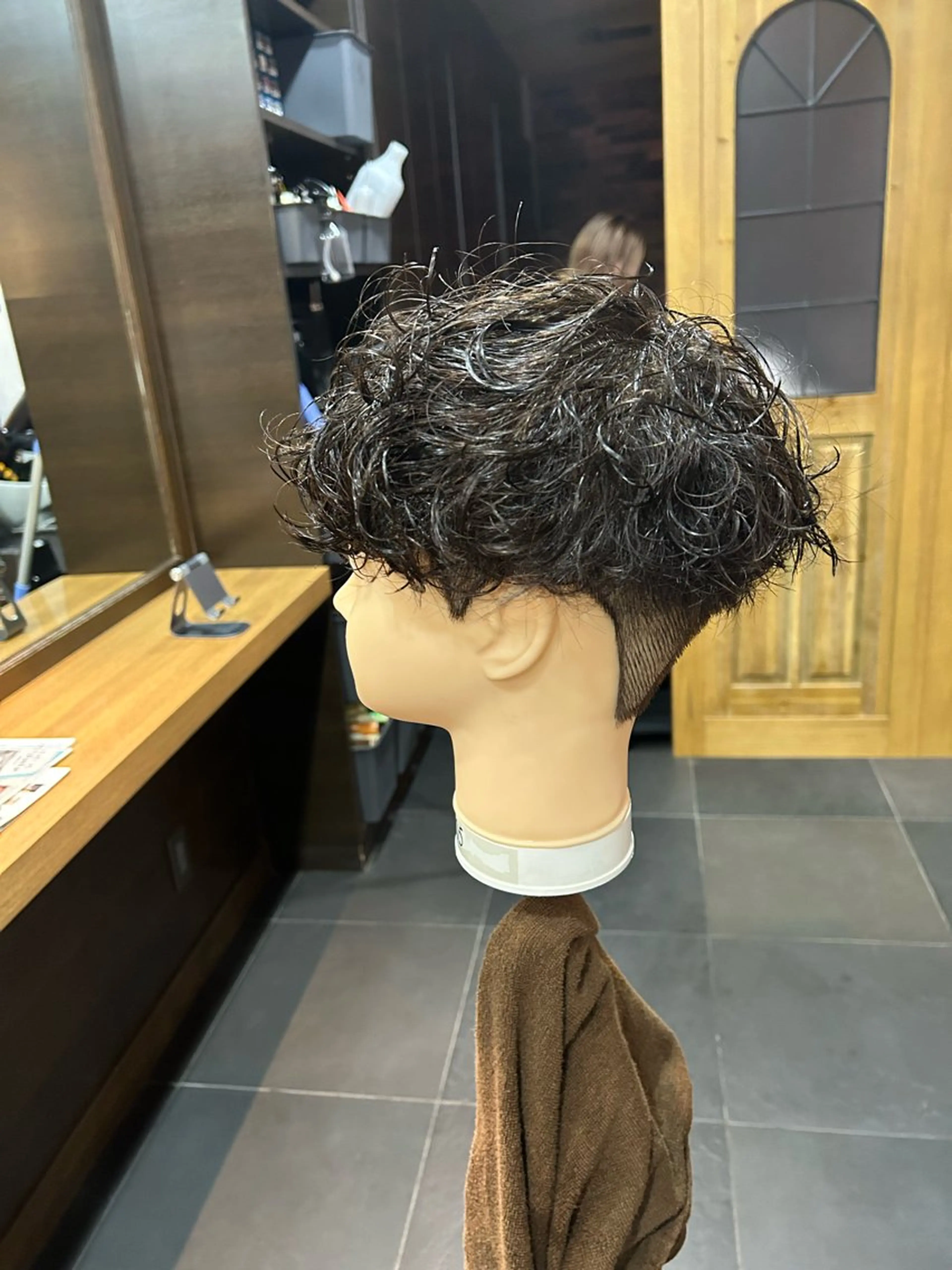 パーマ メンズ メンズパーマ 波巻きパーマ 大谷 貴裕のヘアスタイル