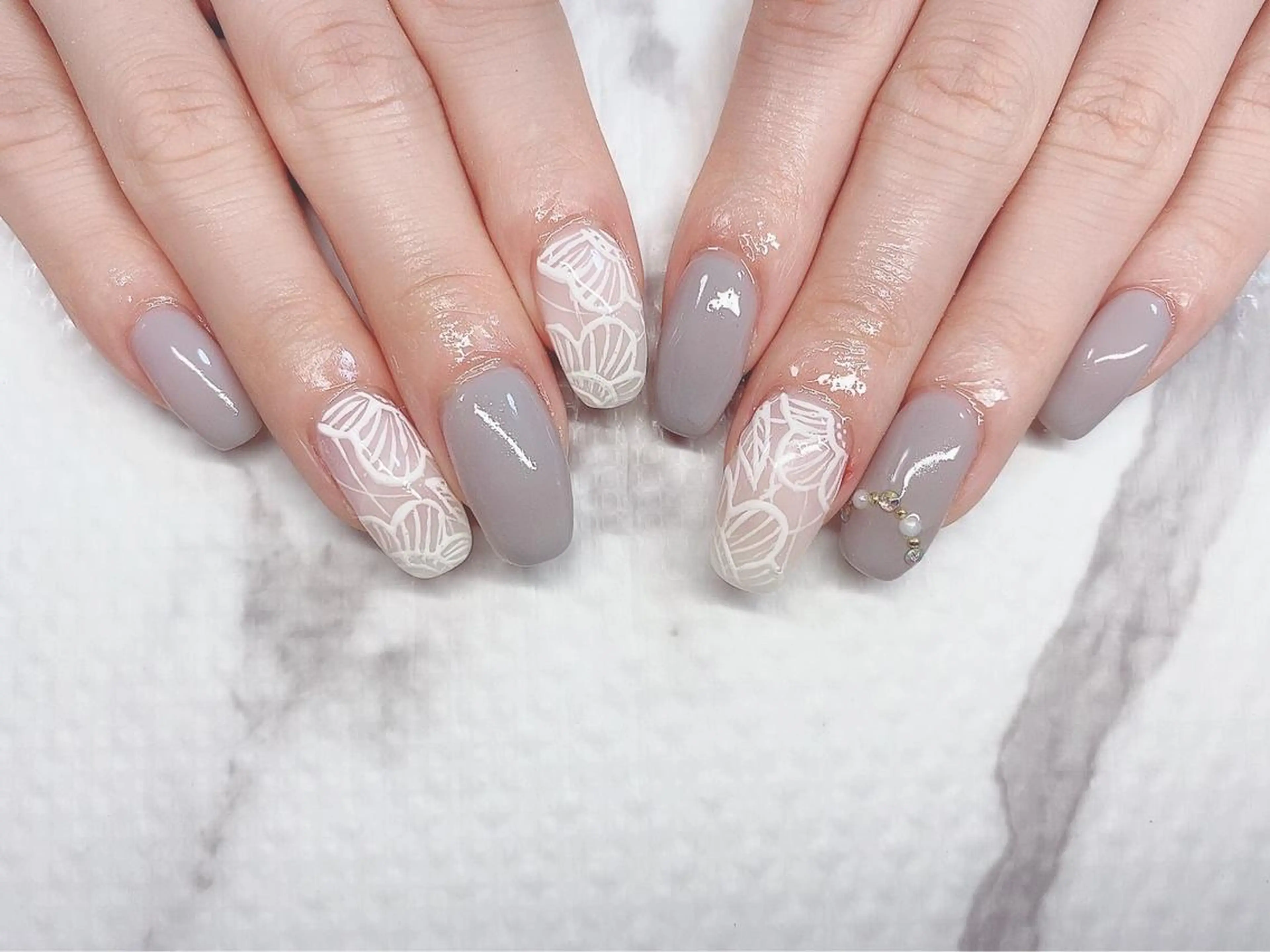 ネイル アニマル柄 フットネイル グリーン オフィスネイル ワンカラーネイル Lily Roseスタッフ一同のマツエク・マツパデザイン