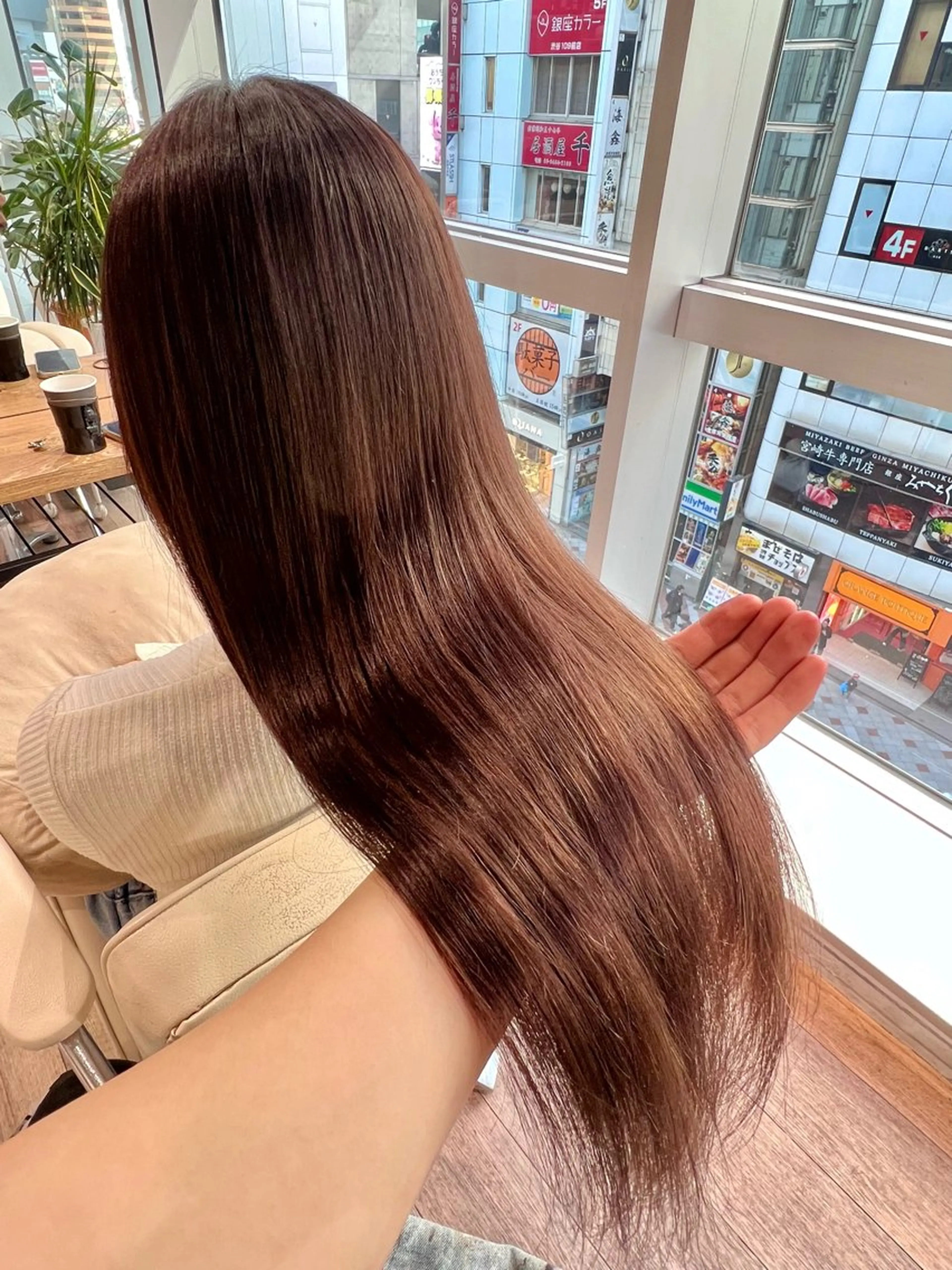 ミディアム カラー 立川/ブリーチ/ 髪質改善/西川翔真のヘアスタイル