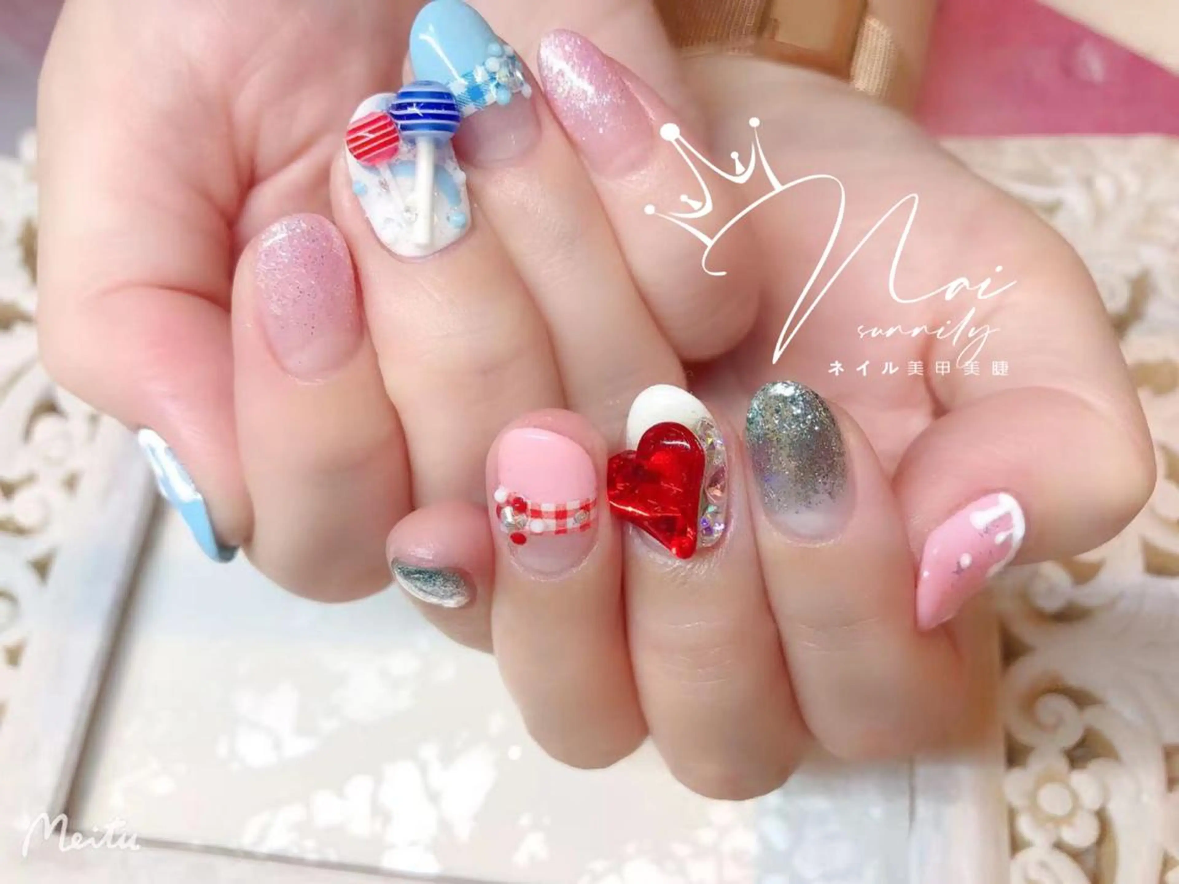 ネイル 長さだし専門店 M2　rikaのネイルデザイン