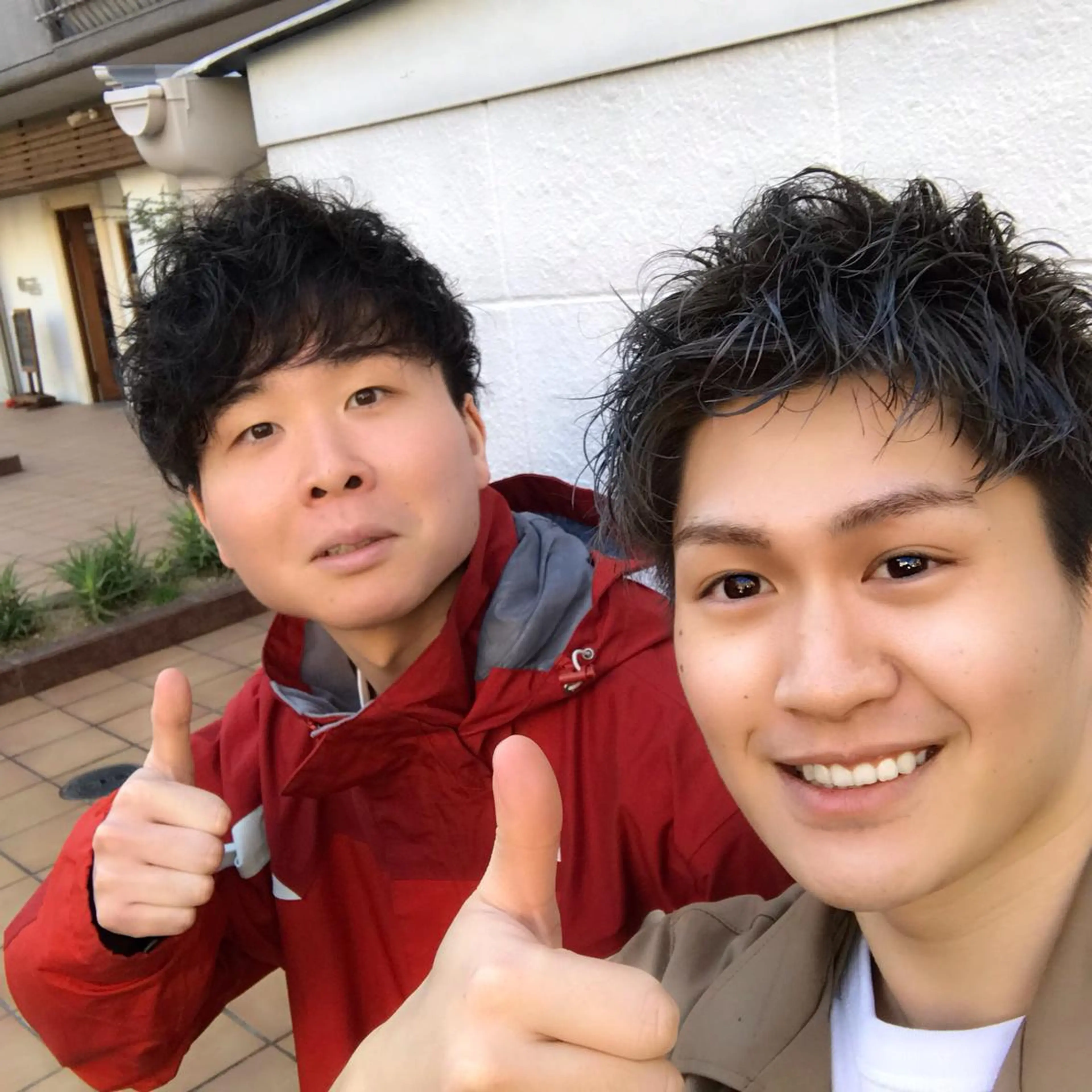 ショート カラー パーマ メンズ JUNTA 梅田茶屋町のヘアスタイル