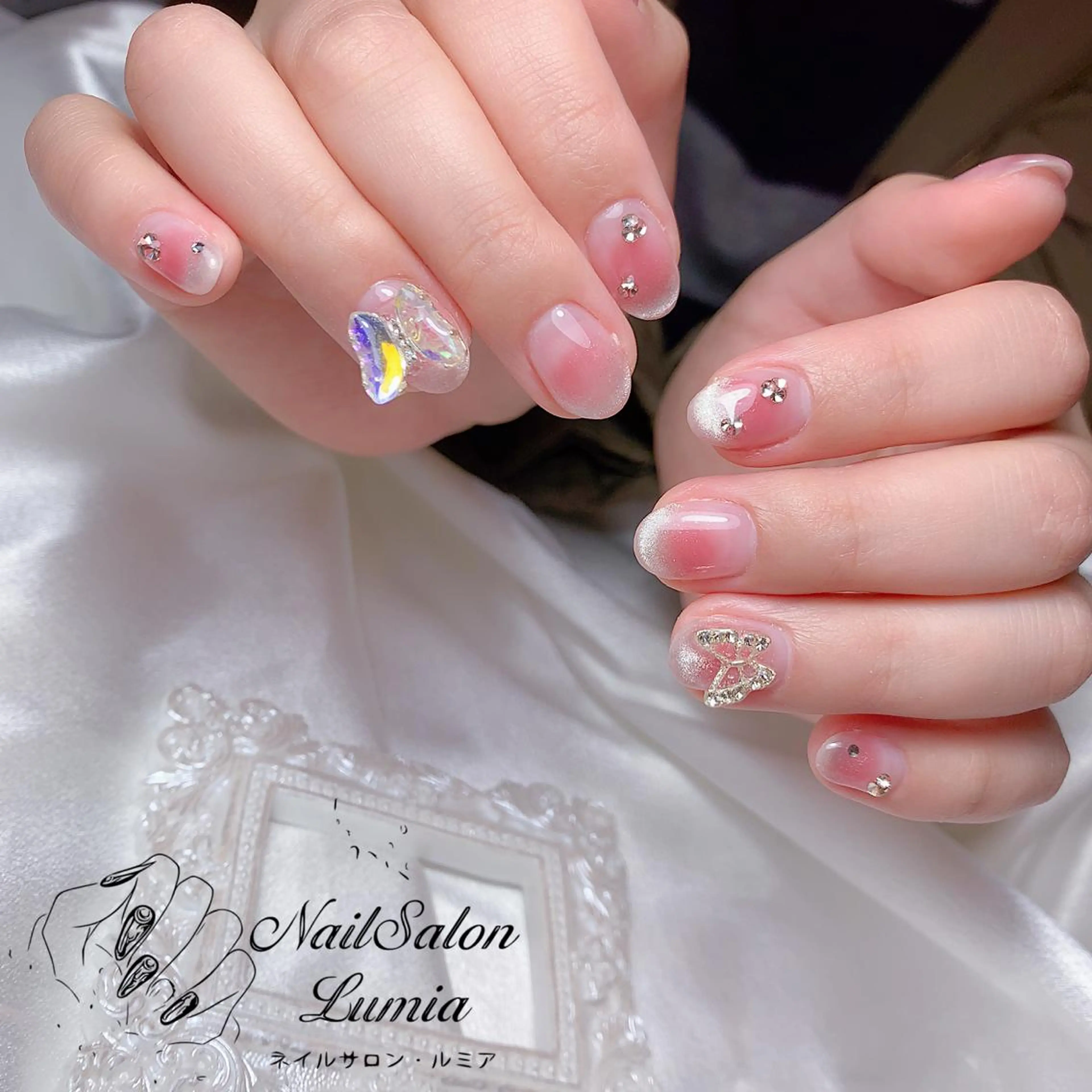 ネイル チークネイル ハンドネイル ネイルサロン ルミア Lumia 店長のネイルデザイン