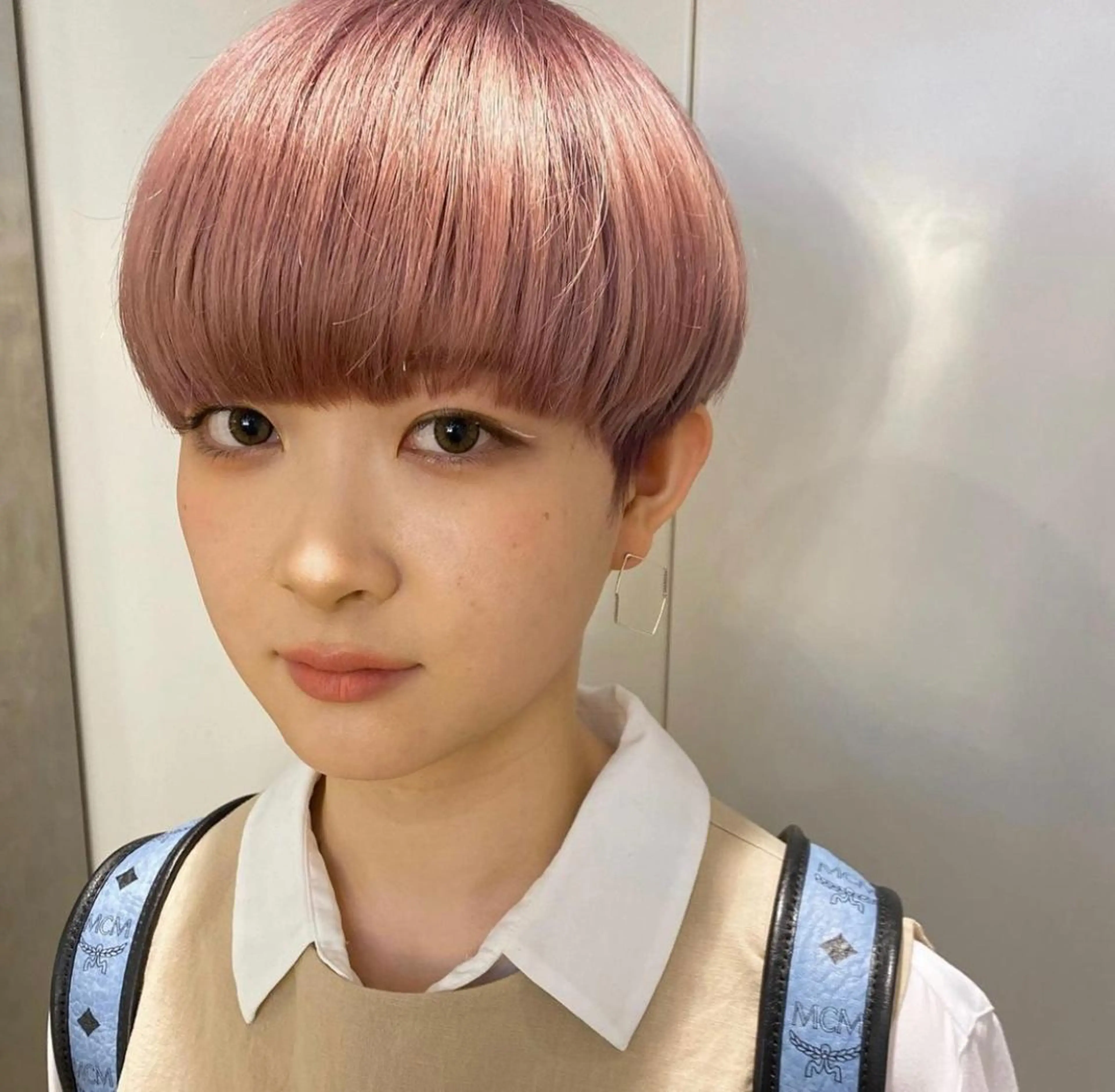 ショート カラー Beleza 渋谷所属・Kazusa/渋谷/ エクステ/ハイトーンのヘアスタイル