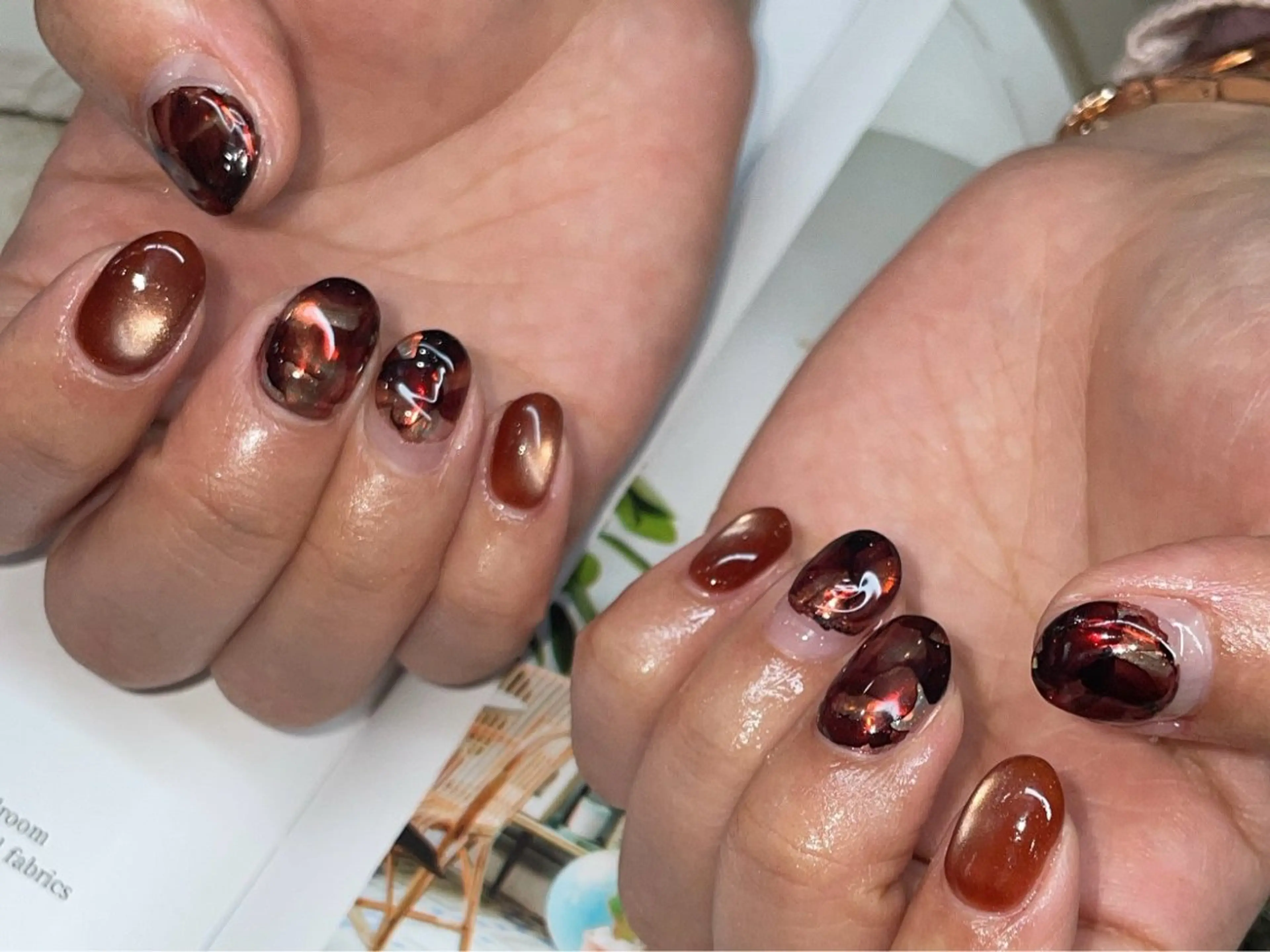 ミディアム écrin所属・kouno megumiのネイルデザイン