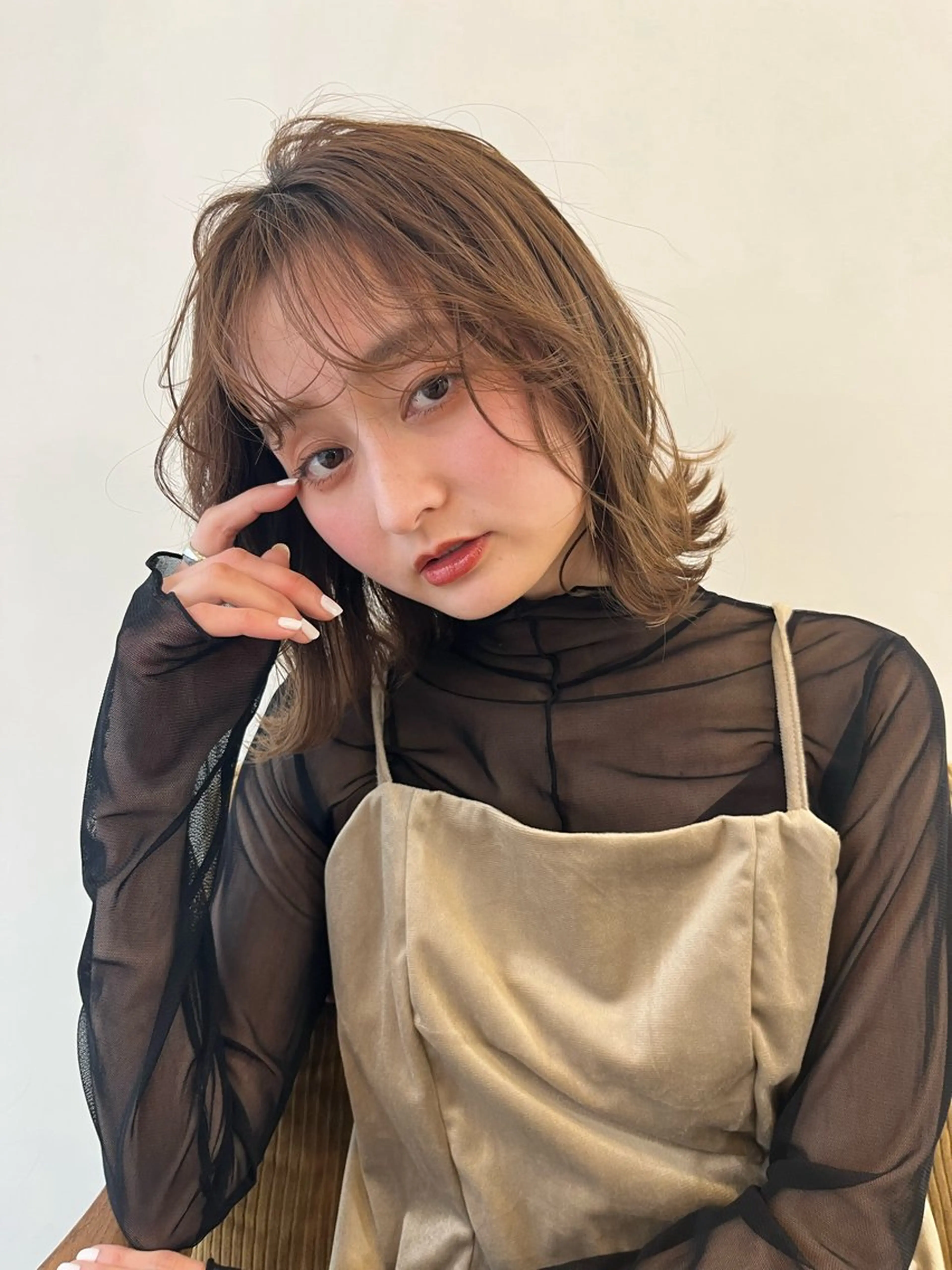 ショート カット トリートメント 長田 唯のヘアスタイル