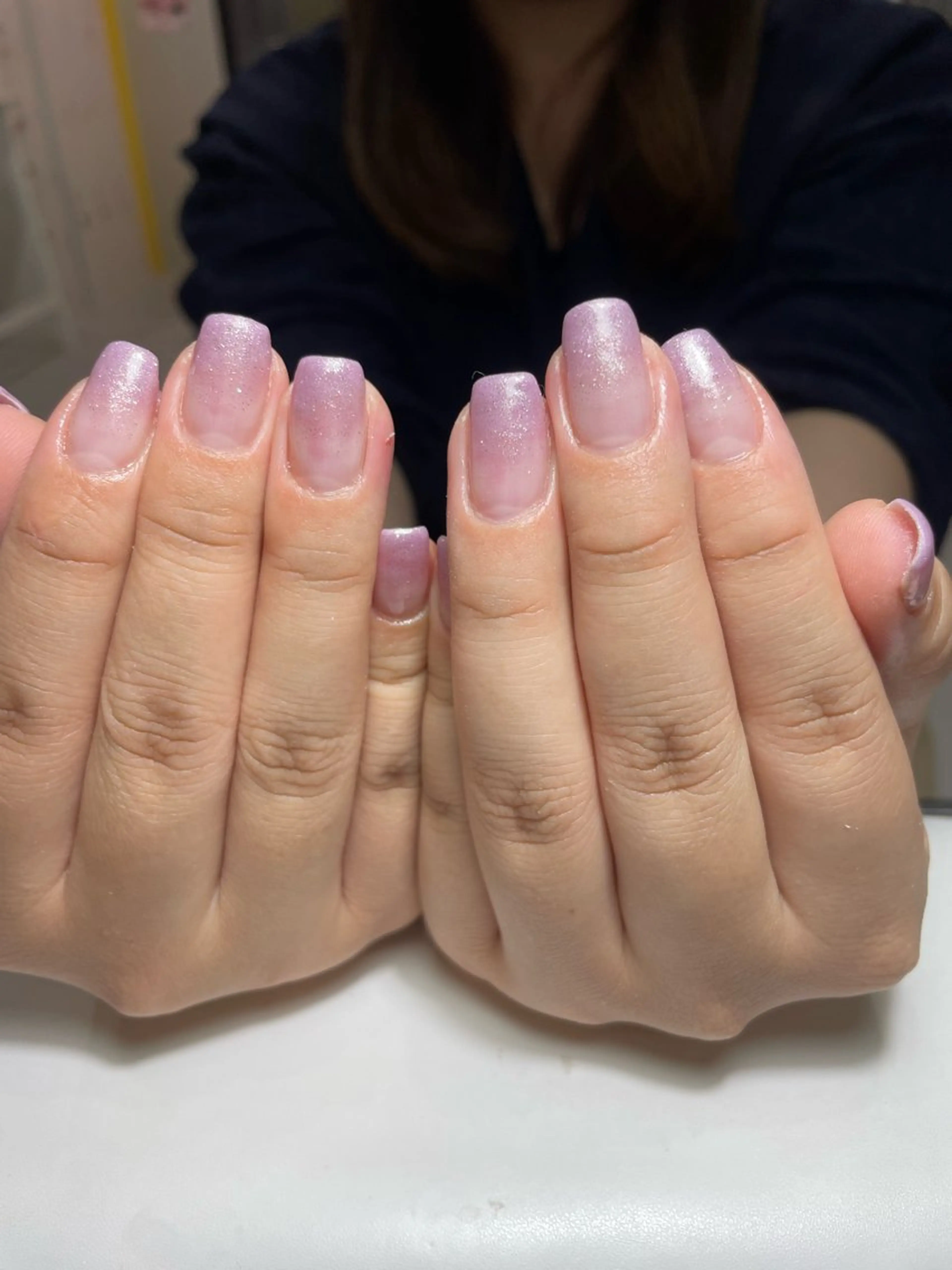 ネイル グラデーション ラメ(グリッター) ラメグラデーション mao ♪♪のネイルデザイン