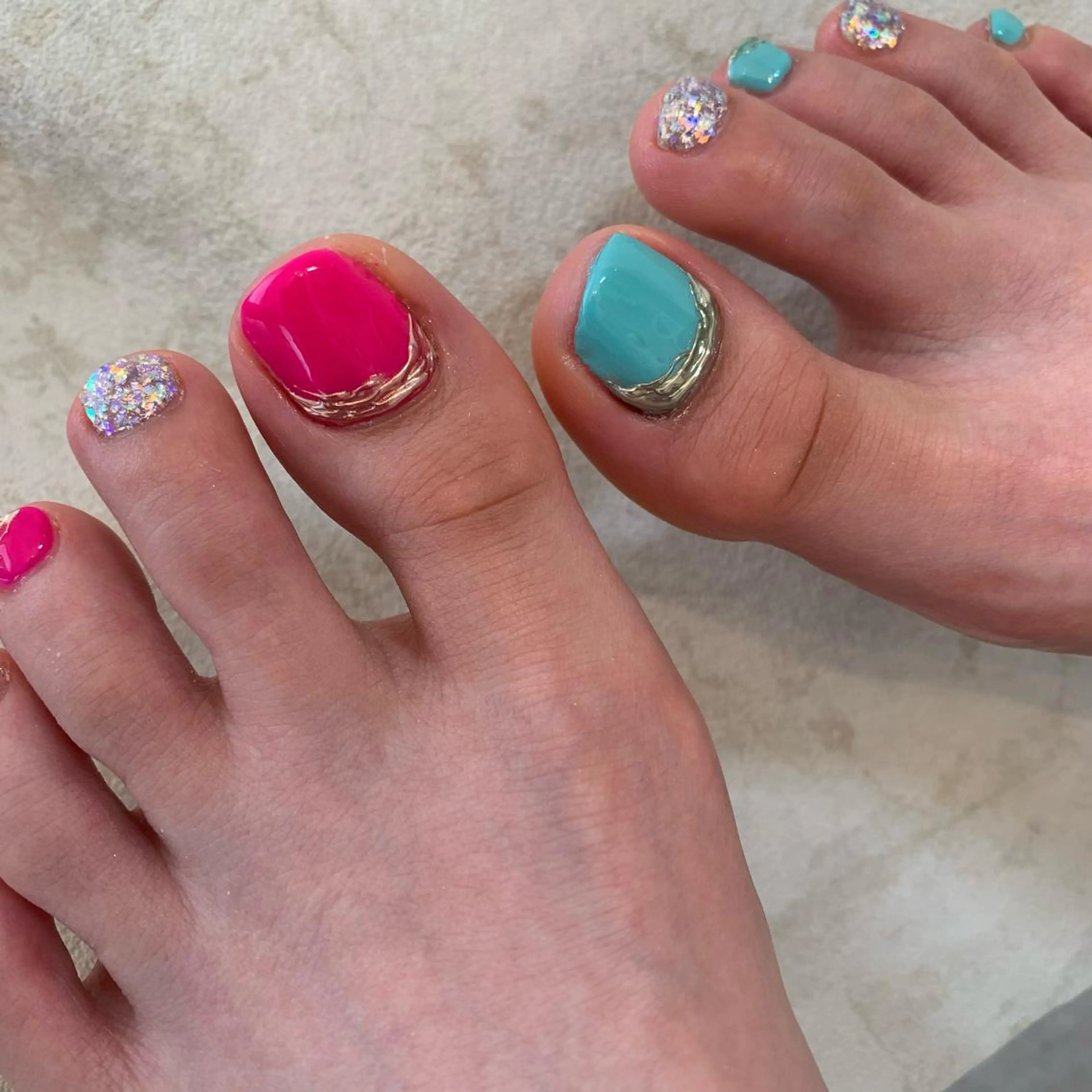 ネイル フットネイル nailsalon muguetのネイルデザイン