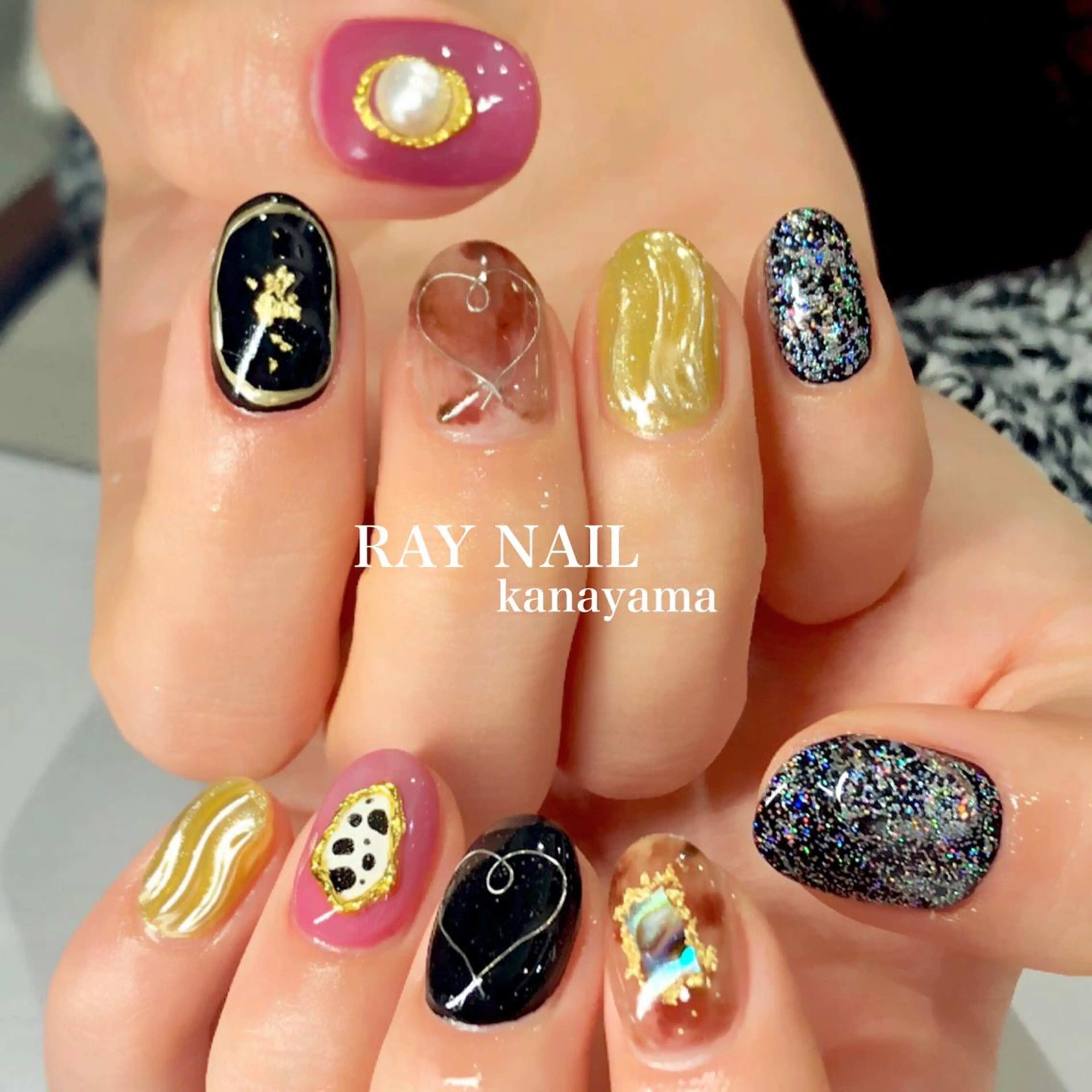 ネイル Arowa 伊田のネイルデザイン