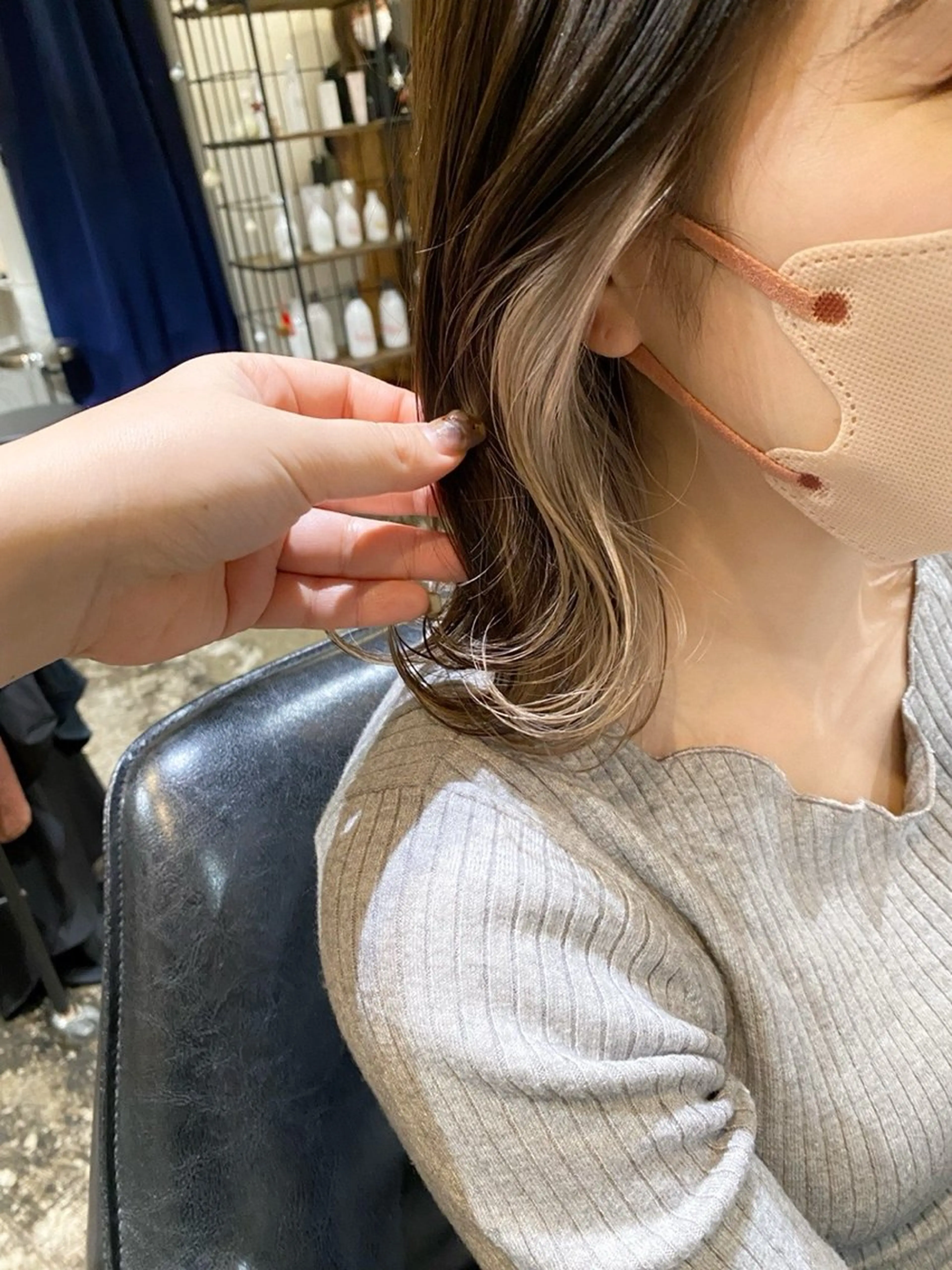 ミディアム カラー Neale. ユメのヘアスタイル