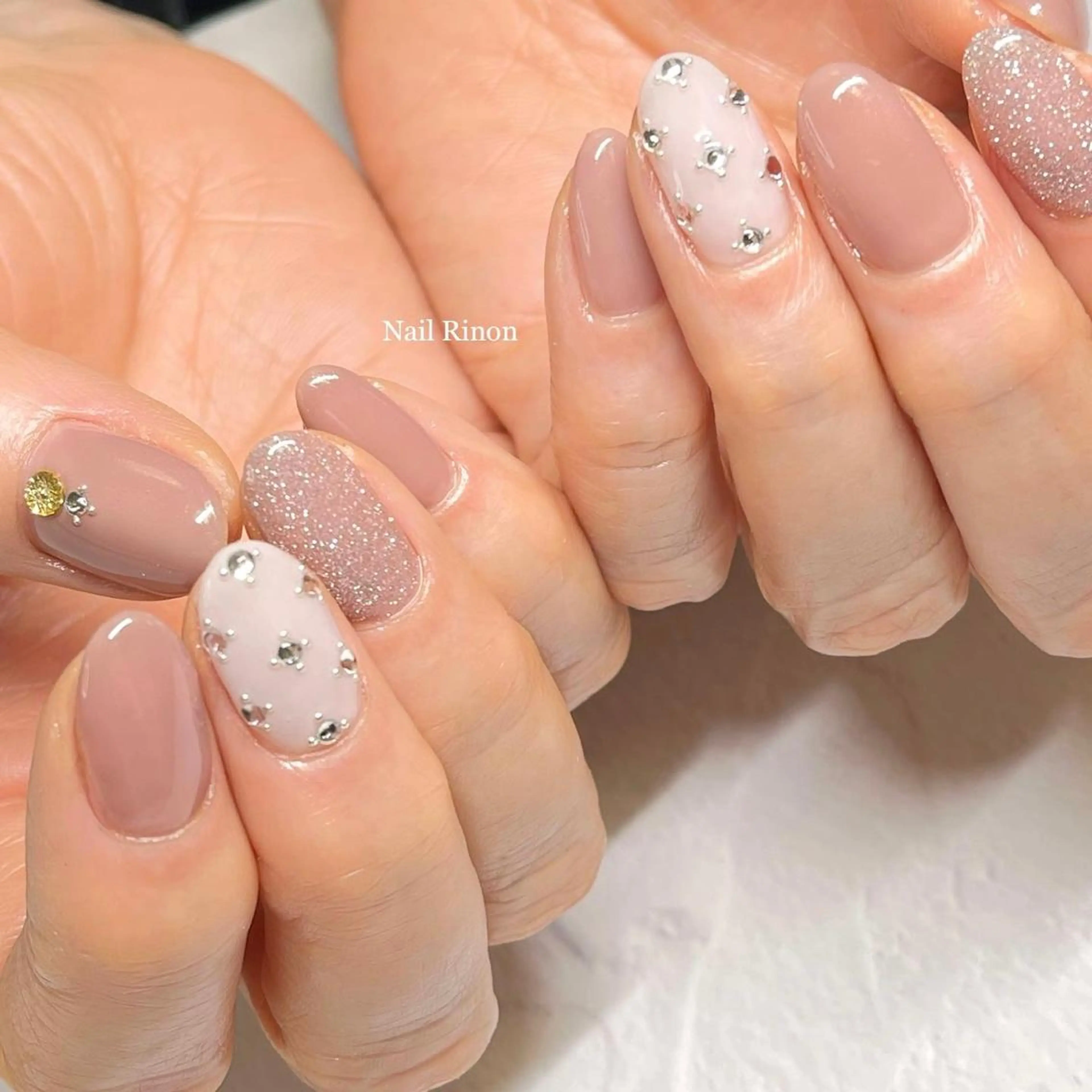 ネイル 持ち込み ハンドネイル Nail Rinonのネイルデザイン