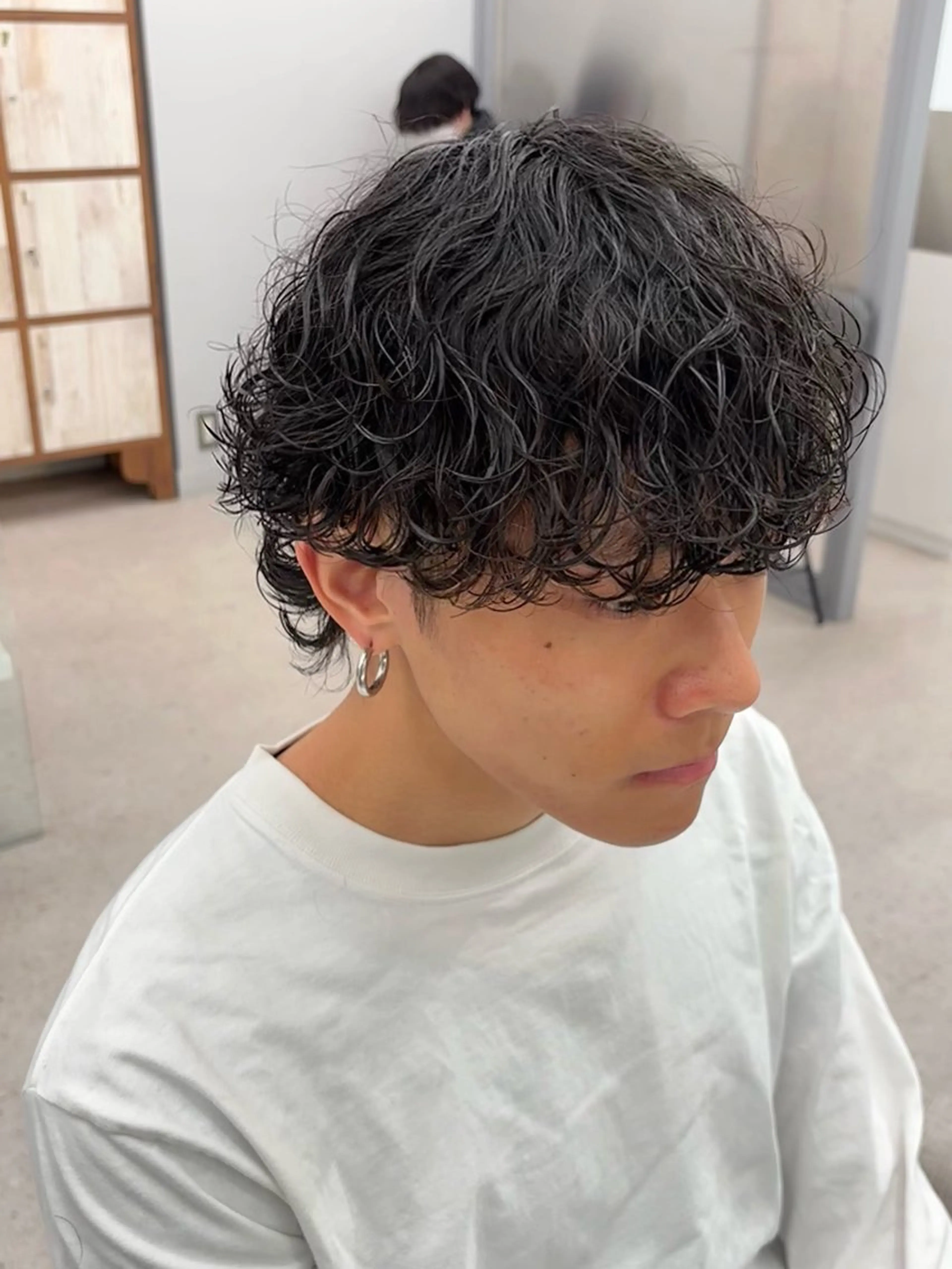 パーマ メンズ カット パーマ 🍐シャドウパーマ メンズ特化/守岡🍐のヘアスタイル