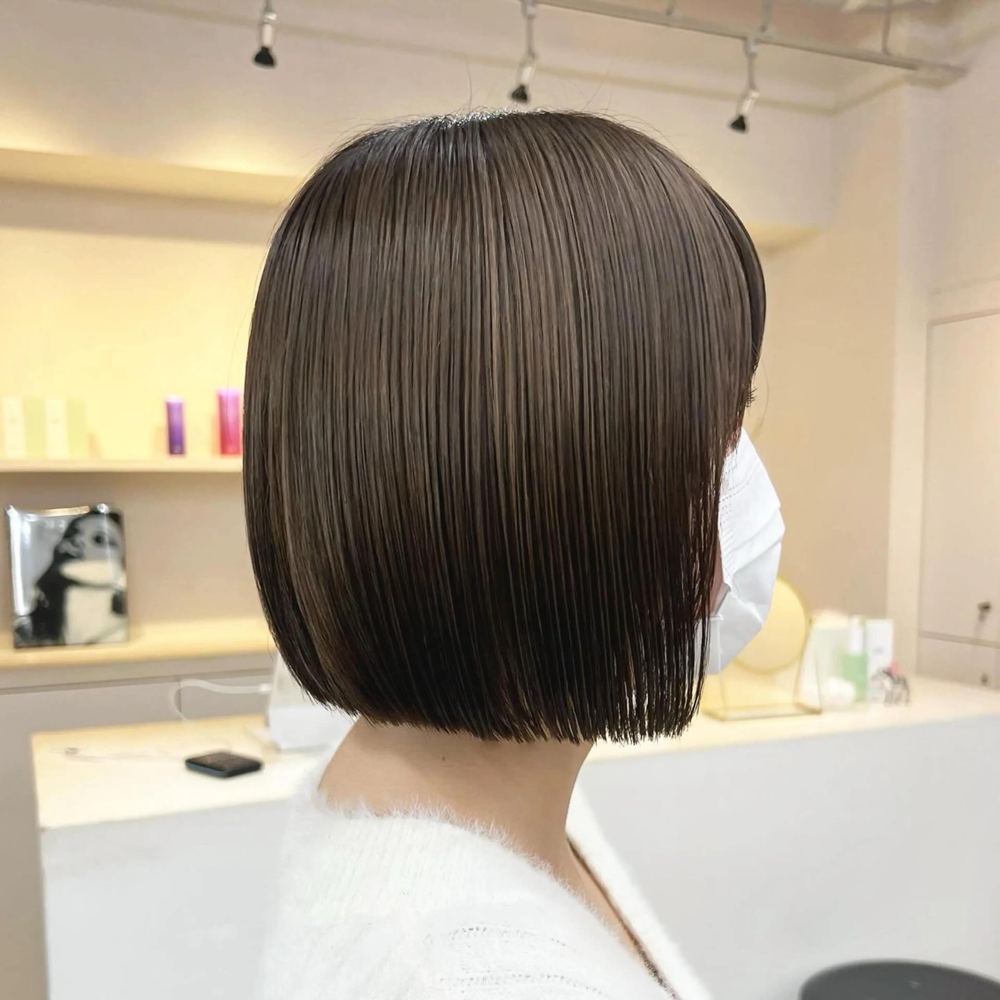 🎀💕顎下ボブにしたい方必見💕🎀 似合わせボブカット➕Aujuaシャントリ付き🌟/髪質改善の写真