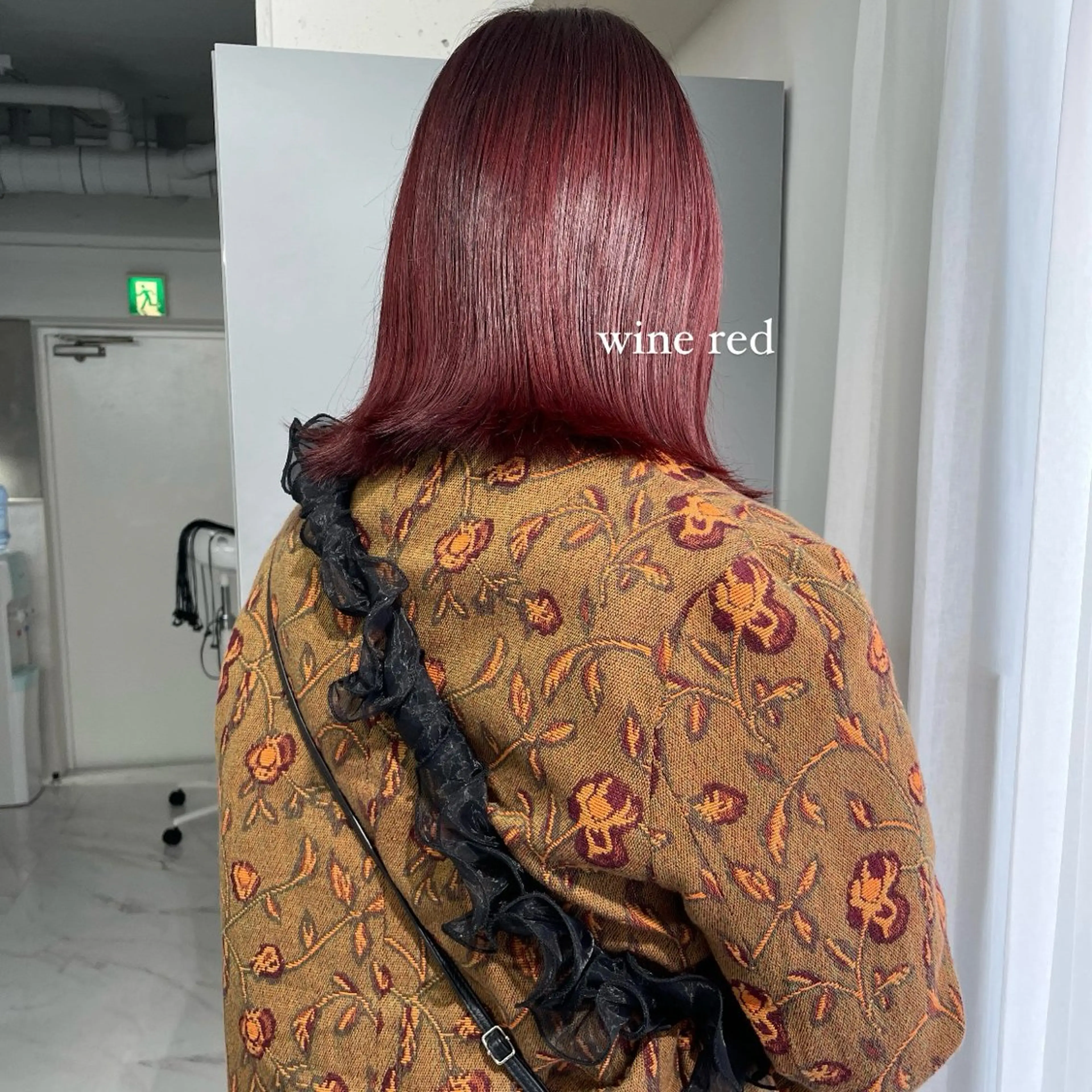 ミディアム カラー ヘアカラー ハイトーン/ボブ /HBL/AYUNAのヘアスタイル