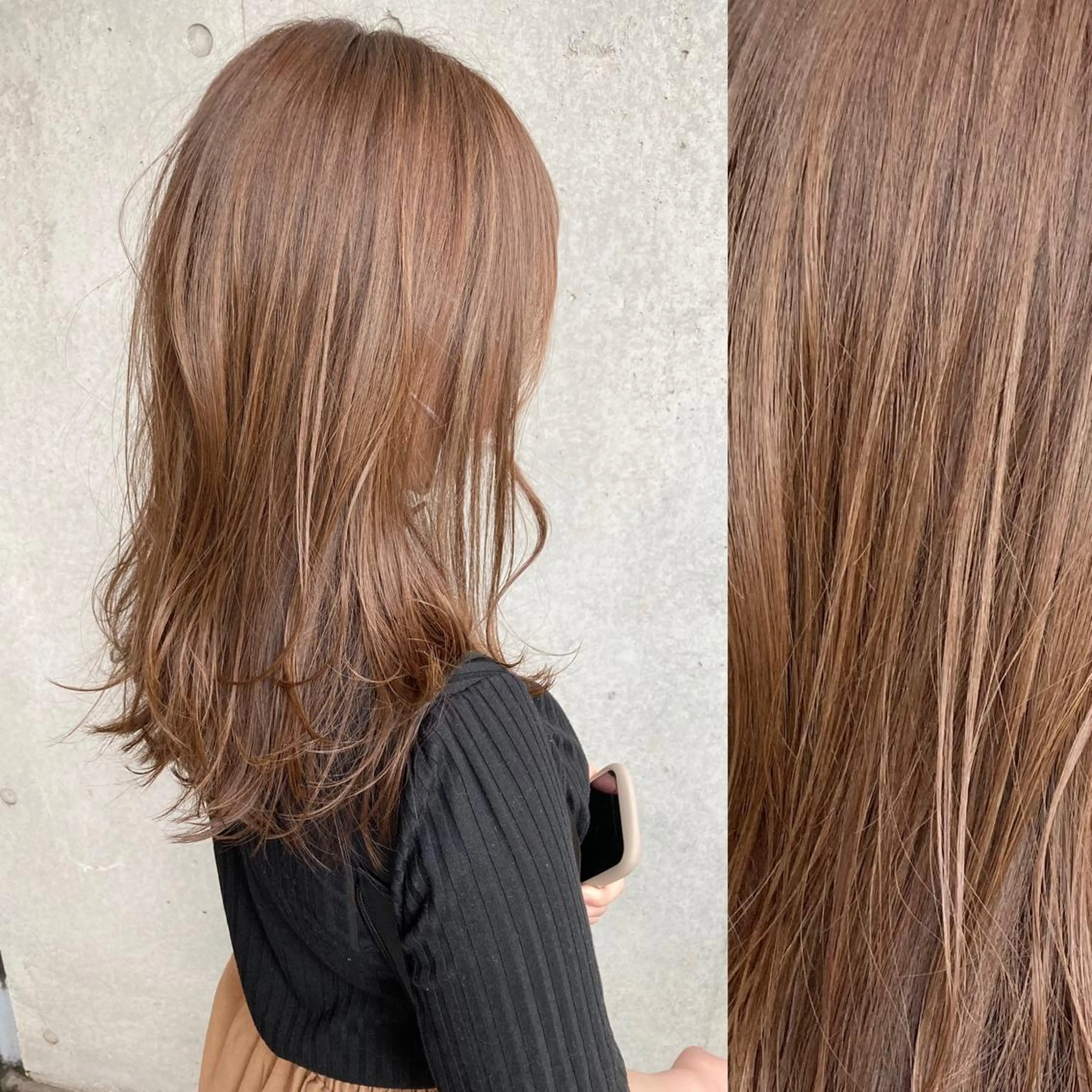 セミロング カラー ボブ& 髪質改善FUMIYAのヘアスタイル