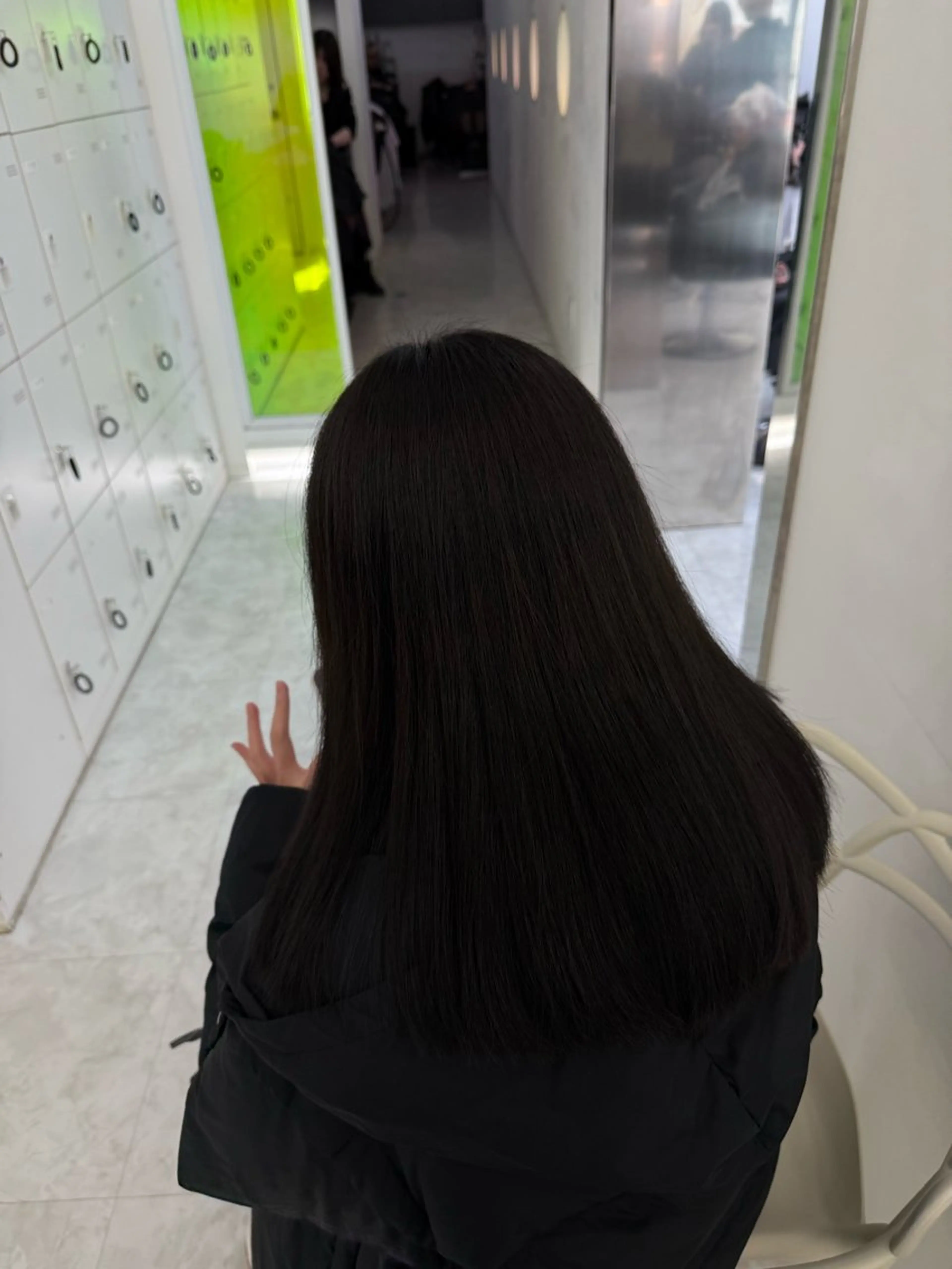 ロング カラー 中韓レイヤー/ ブラウン🤎はやとのヘアスタイル