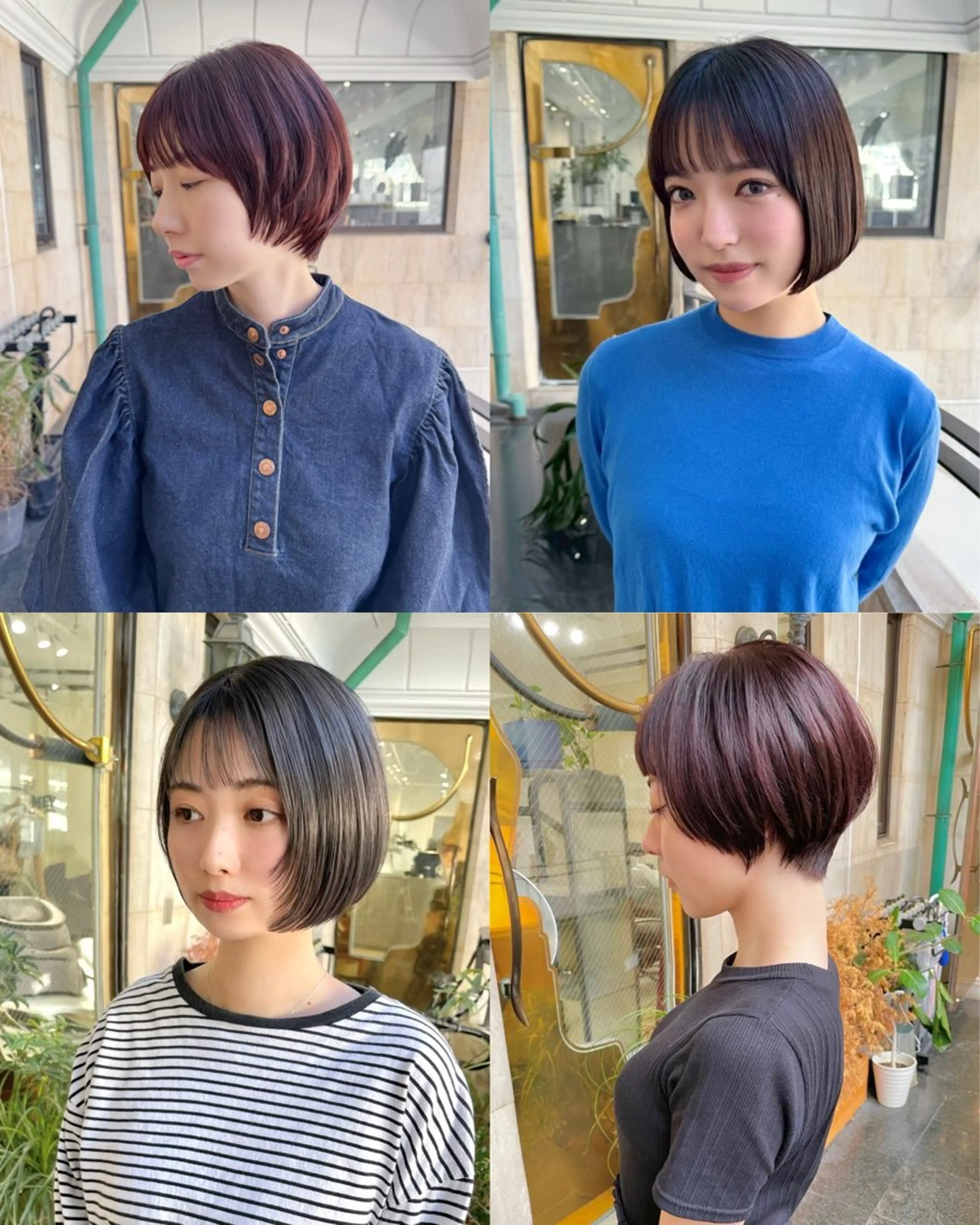 🌸今月限定17時以降のみ🌸【ショートカット+ワンカラー+トリートメントorクイックスパ】付き🤍🫧の写真