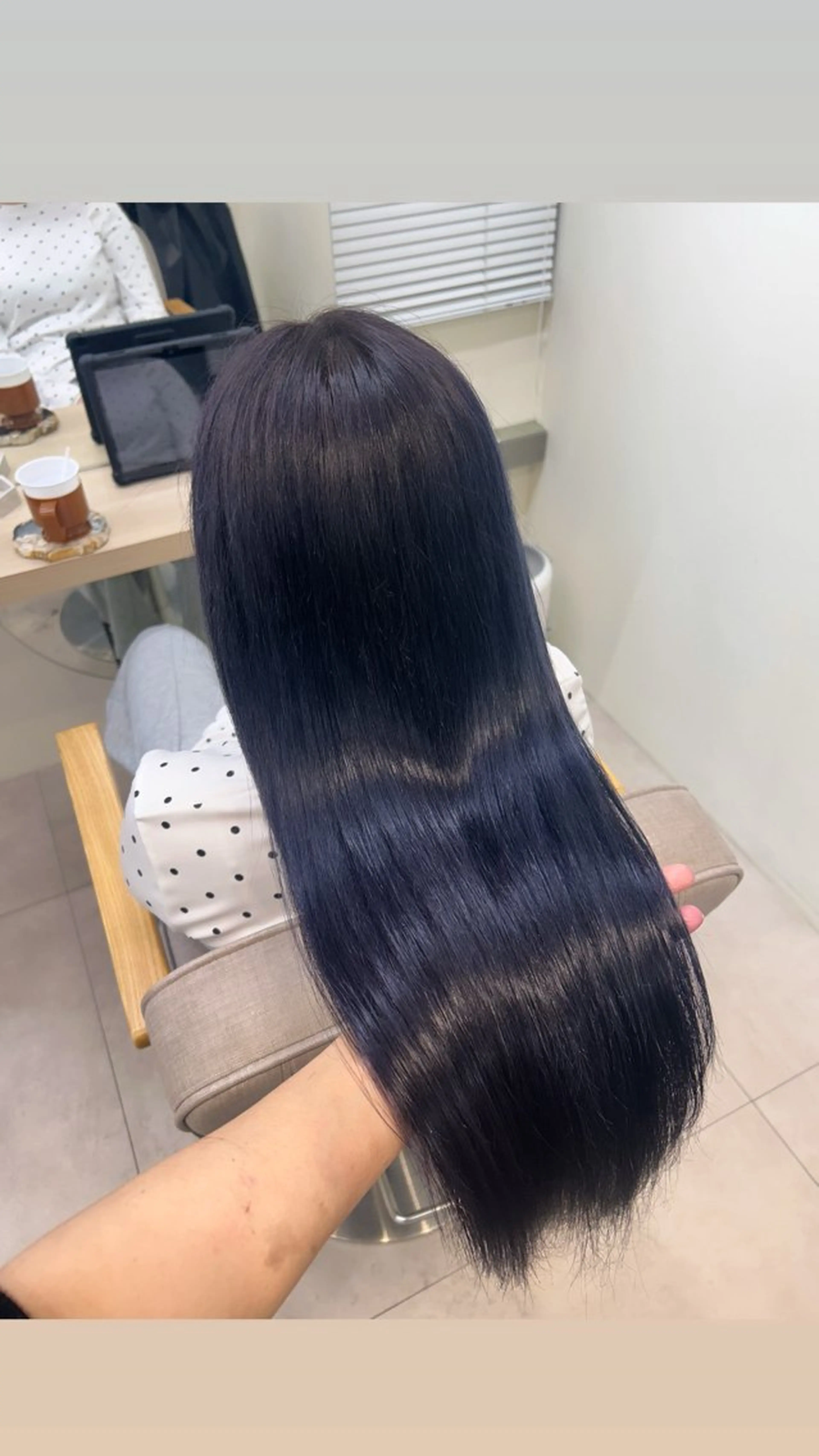 ロング カラー uni 江坂🦋 木下風子のヘアスタイル