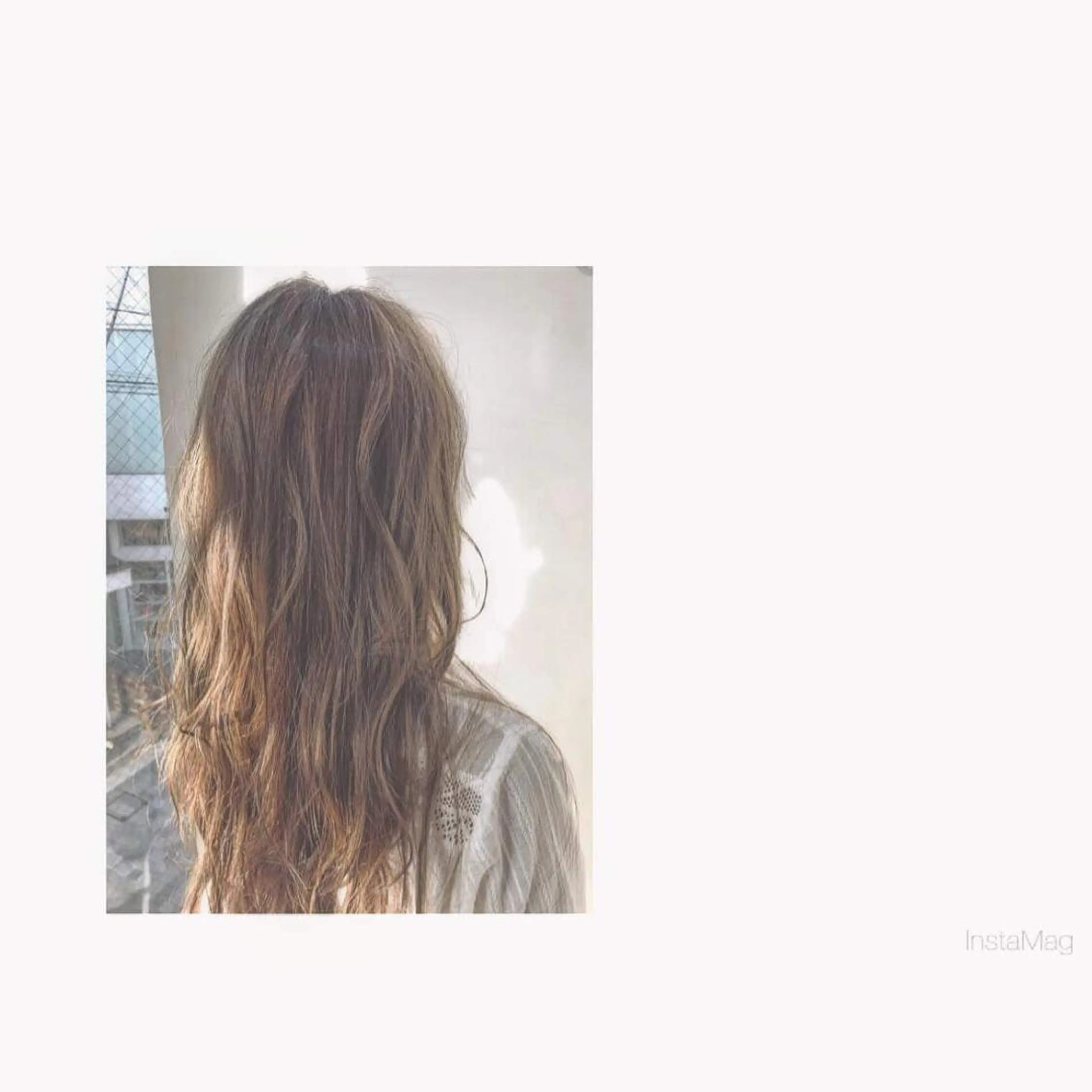 ロング ハイライト 韓国風/オシャレ /縮毛矯正/滝口琴未のヘアスタイル