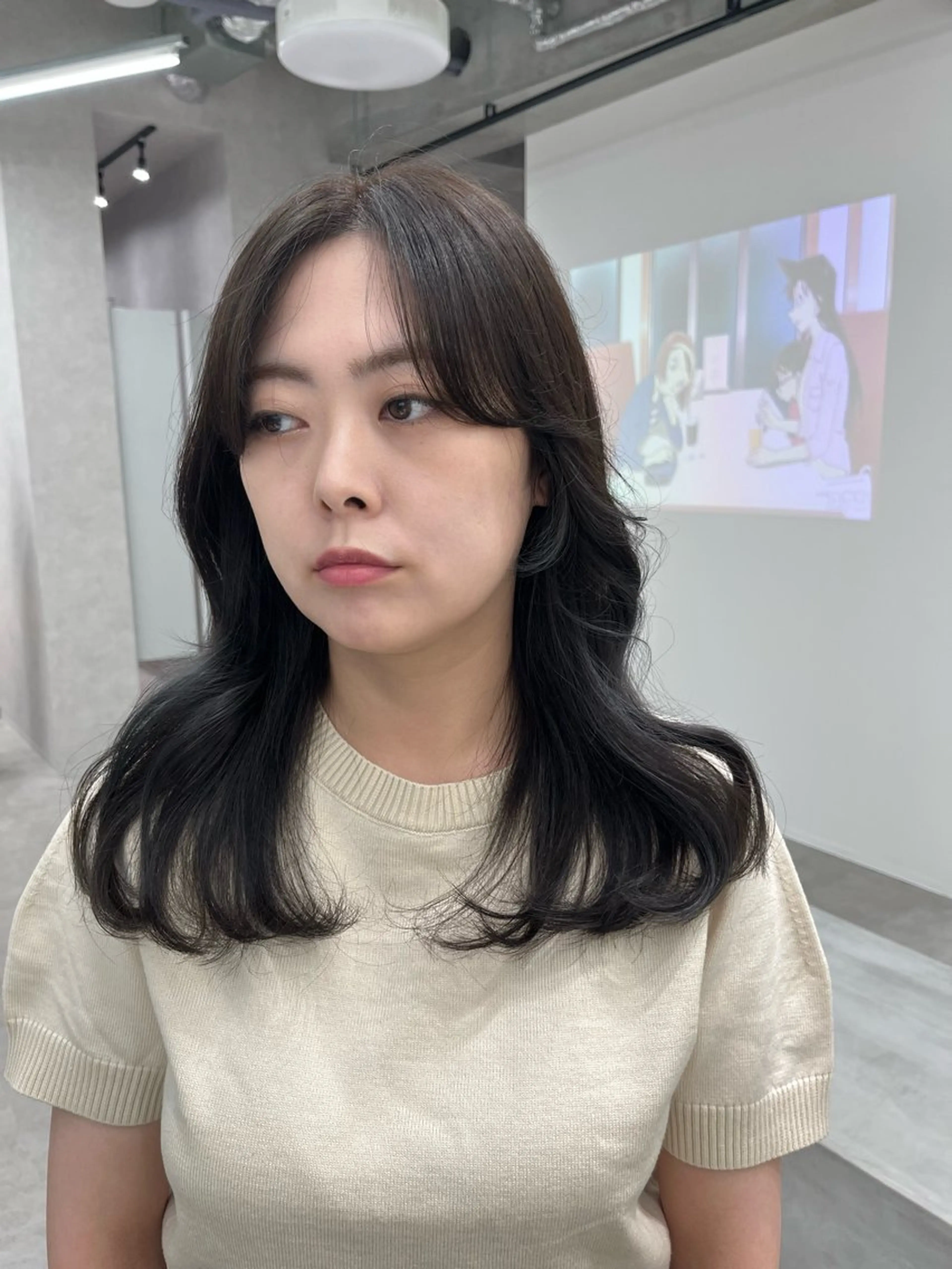 ミディアム カット GO TODAY SHAiRE SALON 町田店所属・🫧大森 知夏🫧のヘアスタイル