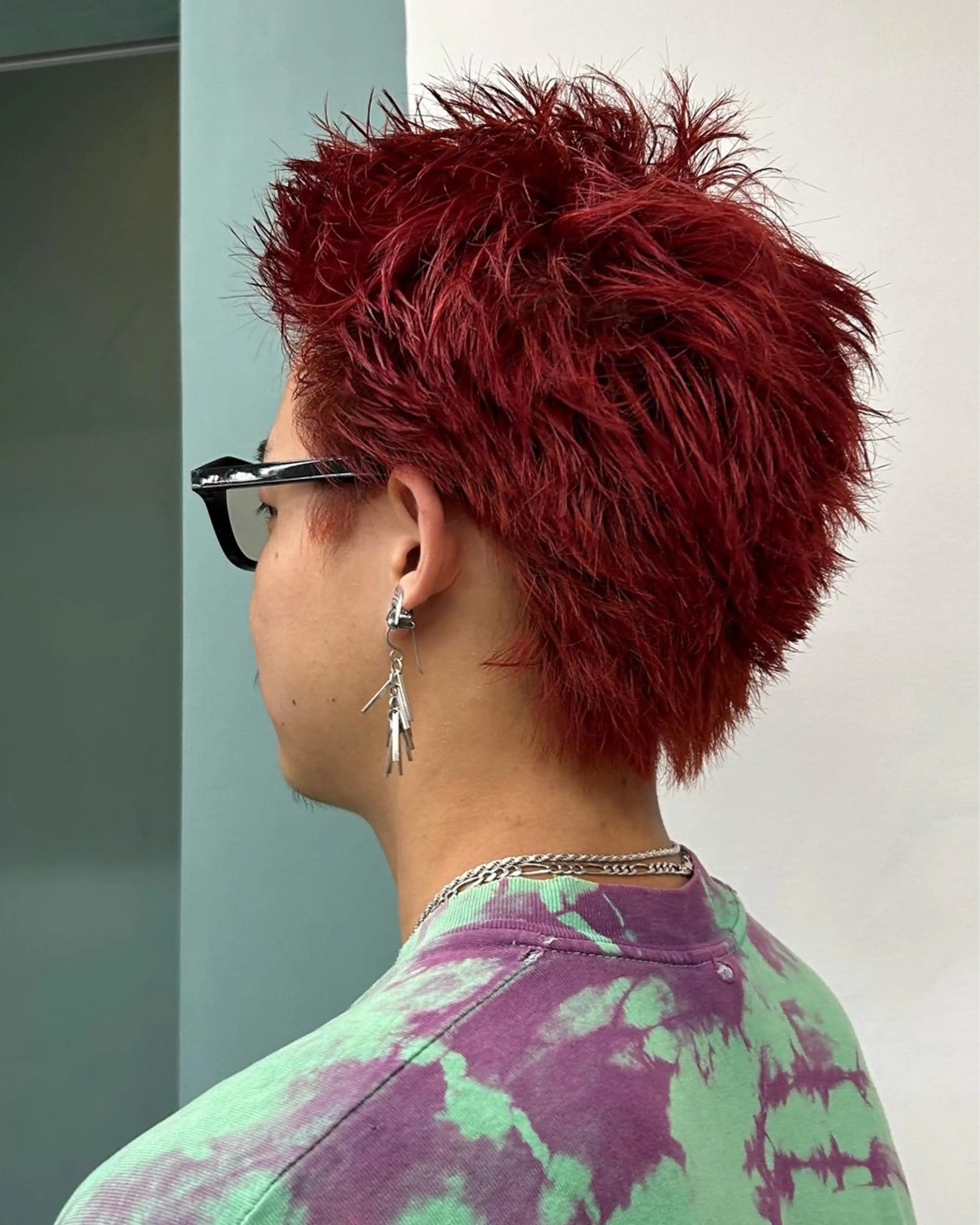 ショート カラー メンズ 名古屋栄/ブリーチ/ ボブ🧃木下桃嘉のヘアスタイル