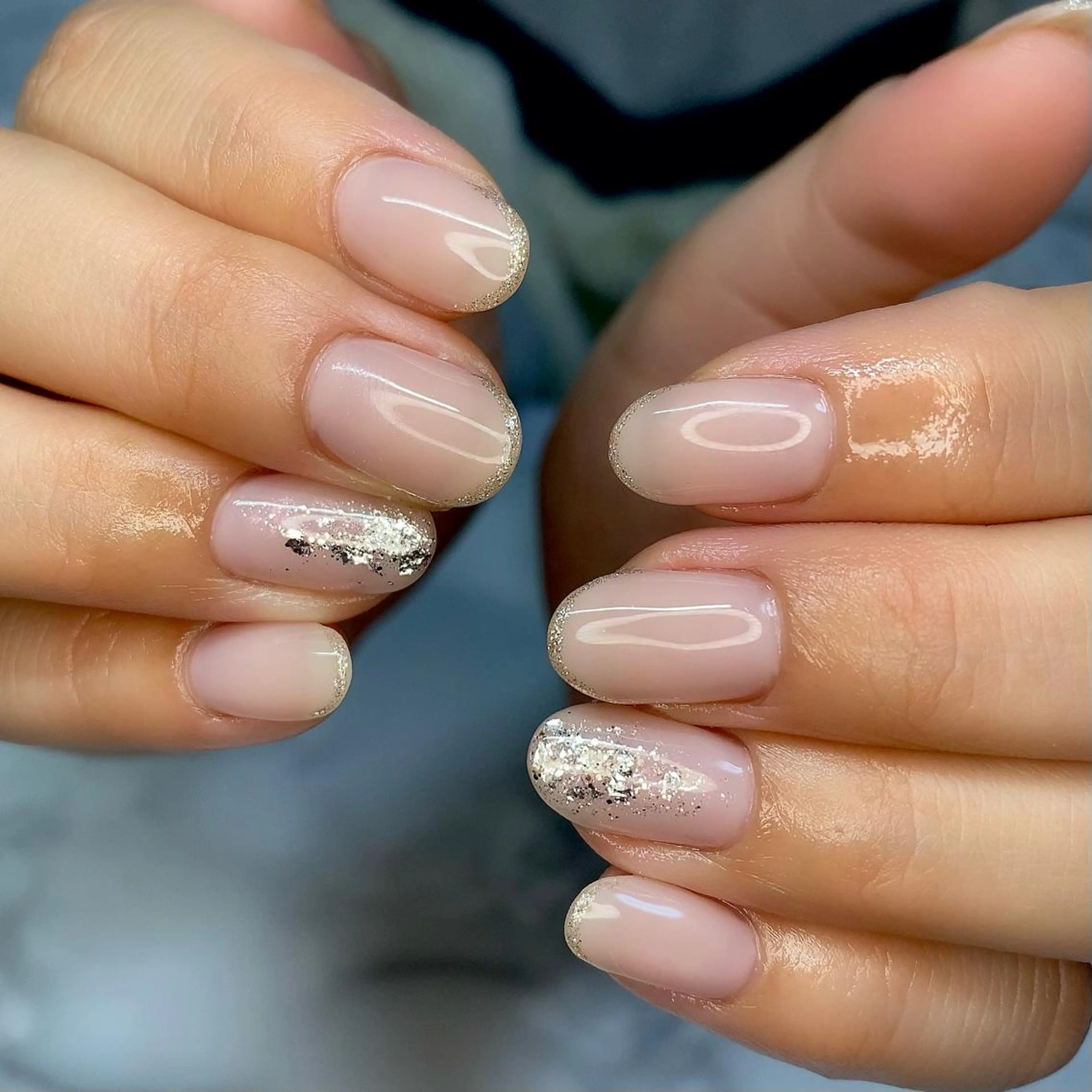 ネイル ラメ(グリッター) ワンカラーネイル S Nailのネイルデザイン