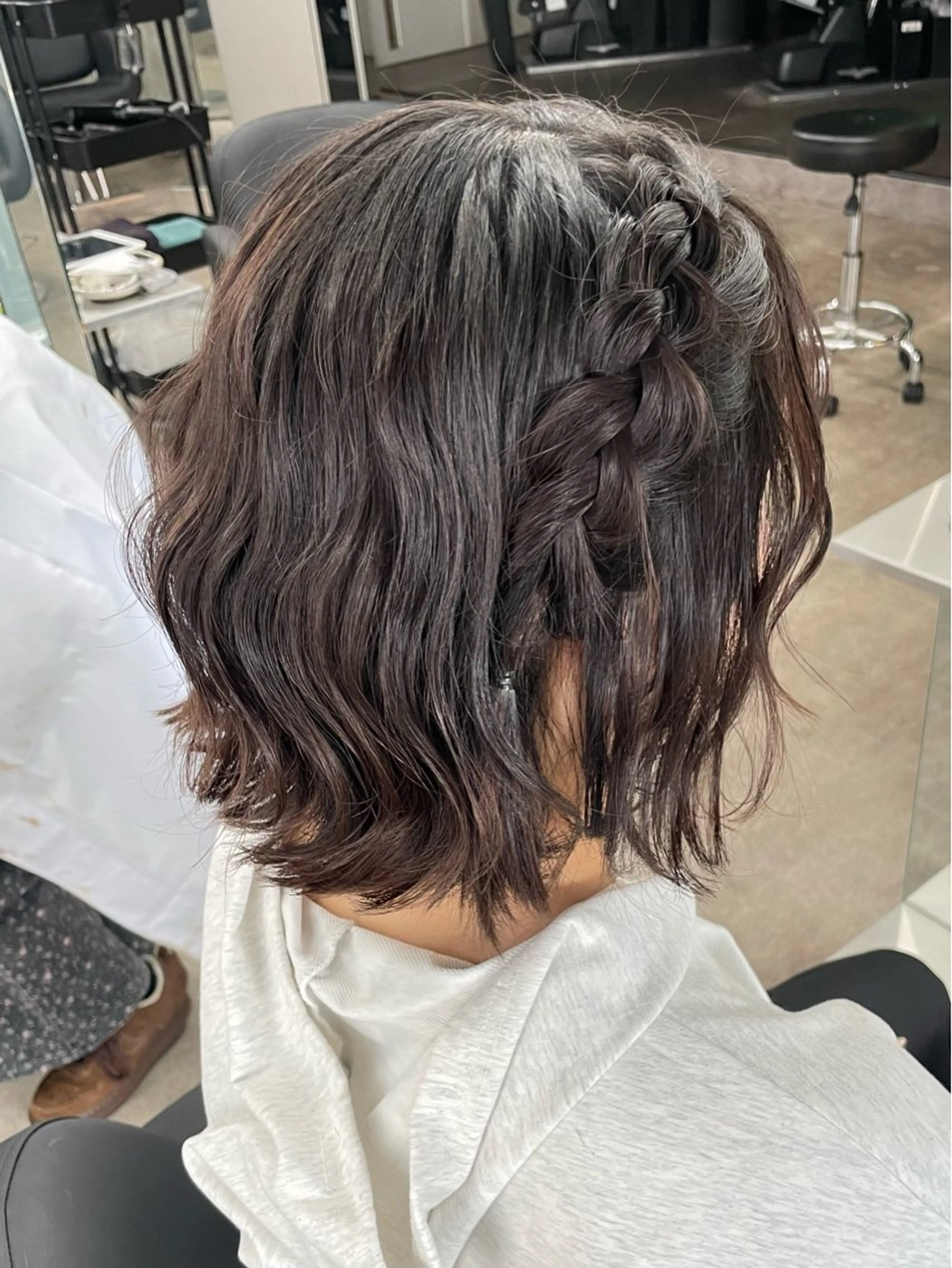 ヘアアレンジ ヘアセット 速水 ゆきののヘアスタイル