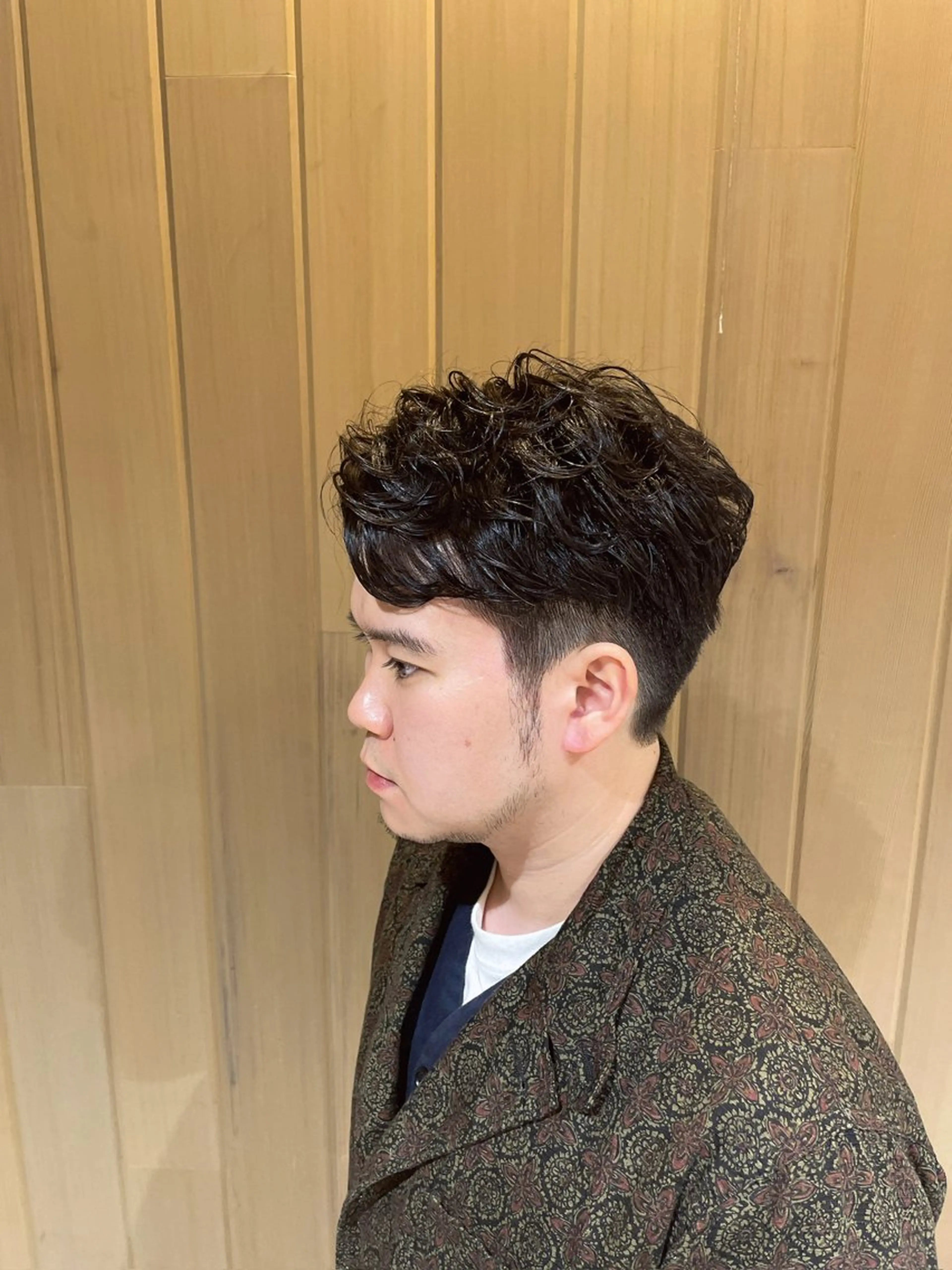 パーマ メンズ フェザーパーマ メンズパーマ PAPASS|尾頃 功明|メンズパーマのヘアスタイル