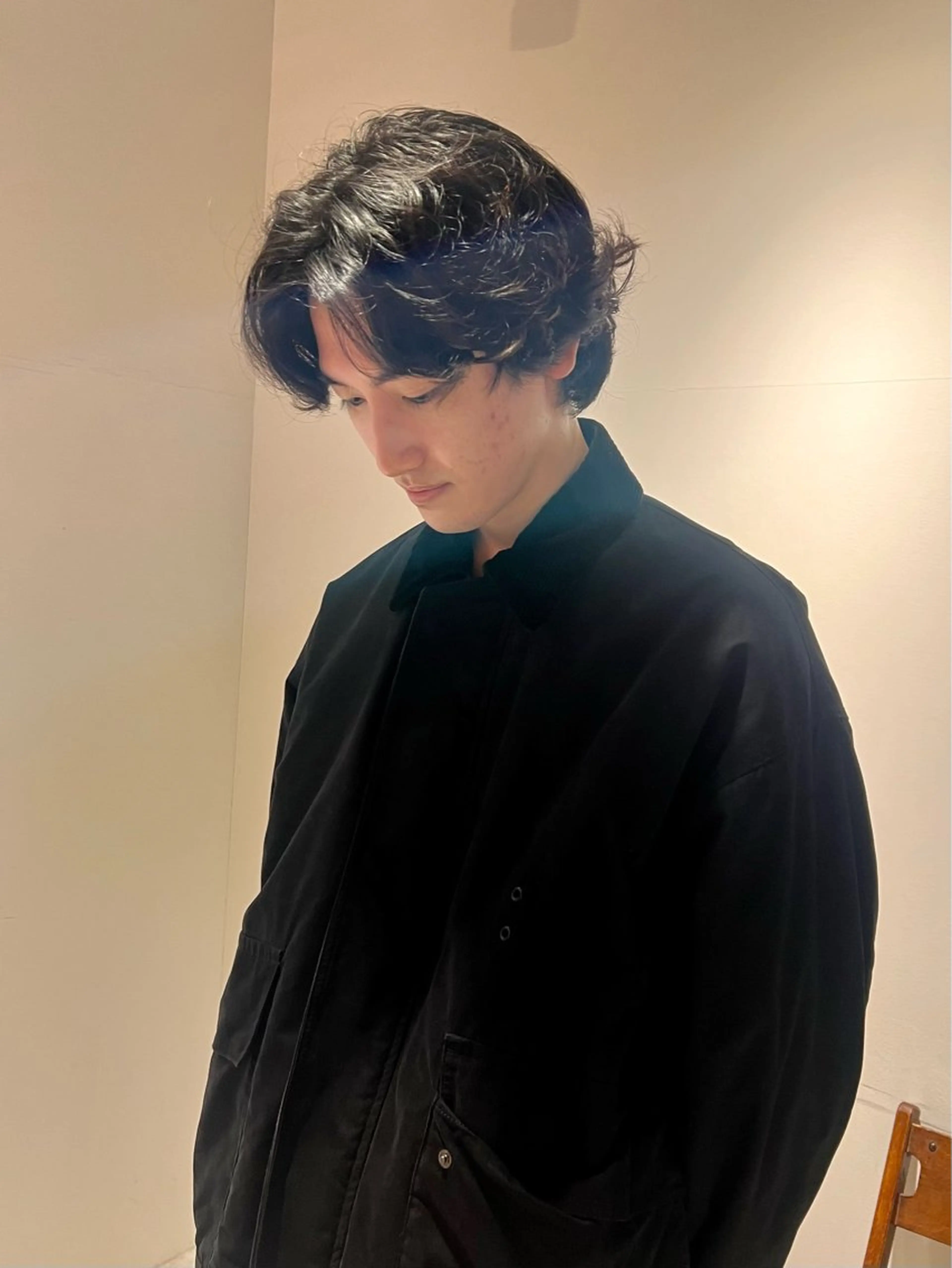 パーマ メンズ メンズパーマ カット パーマ io濱川 遥のヘアスタイル