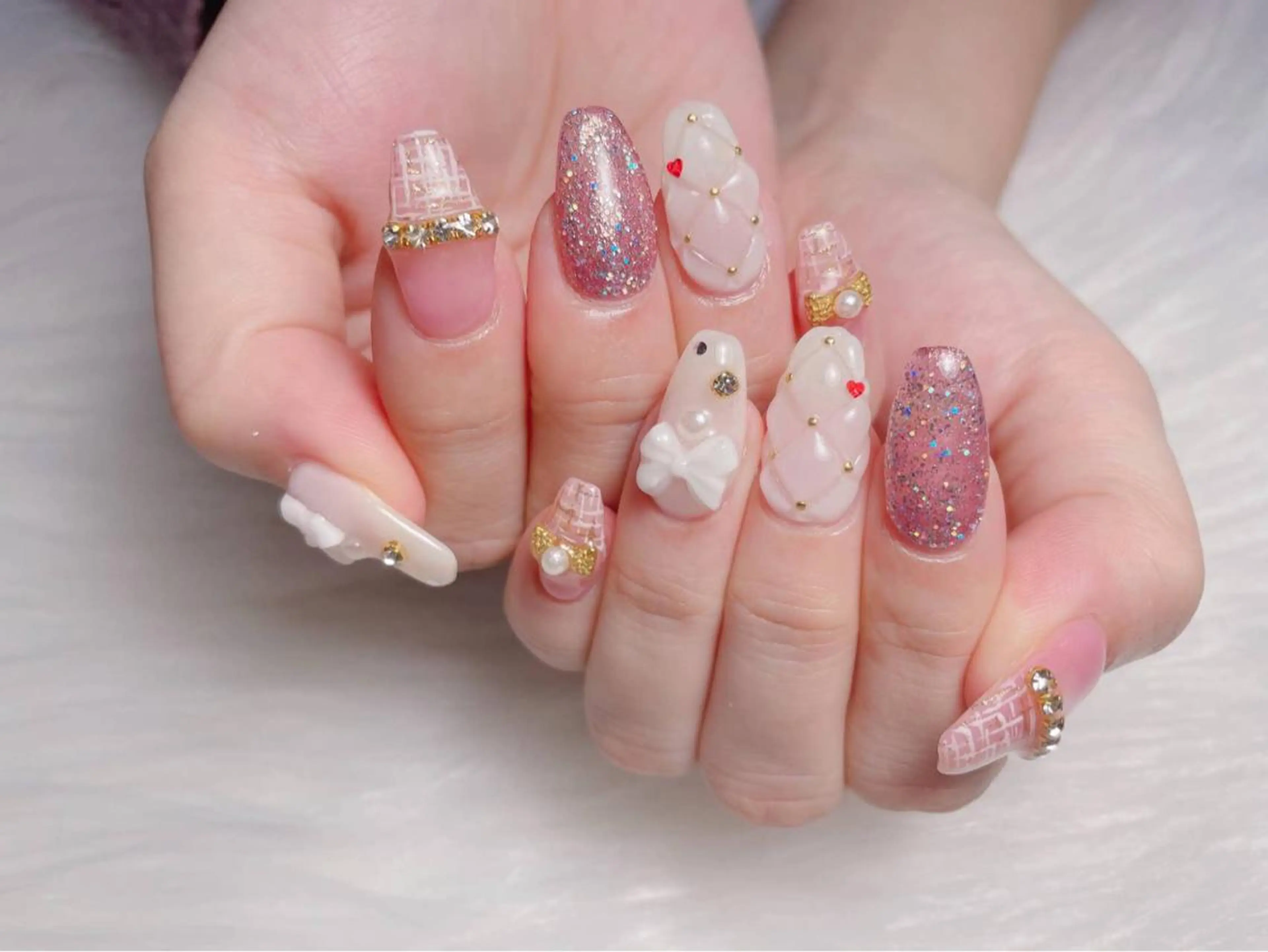 ネイル MiKi Nai池袋 長さだし得意のネイルデザイン