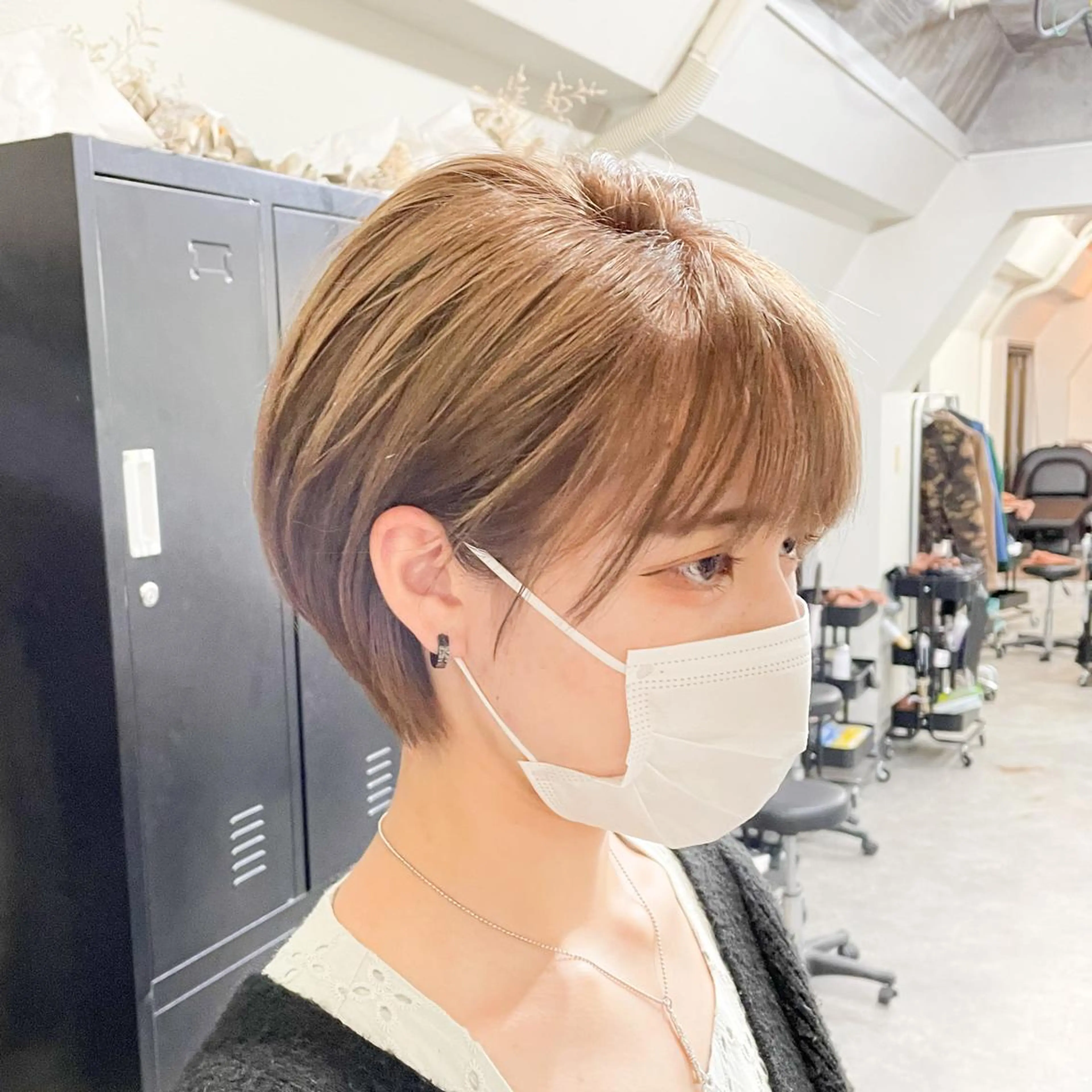 ショート カラー パーマ ヘアアレンジ メンズ キッズ ネイル マツエク・マツパ 切りっぱなしボブ メンズハイトーン マッシュウルフ マッシュ メンズウルフカット GO TODAY SHAiRE SALON所属・大人スタイル 太田のヘアスタイル