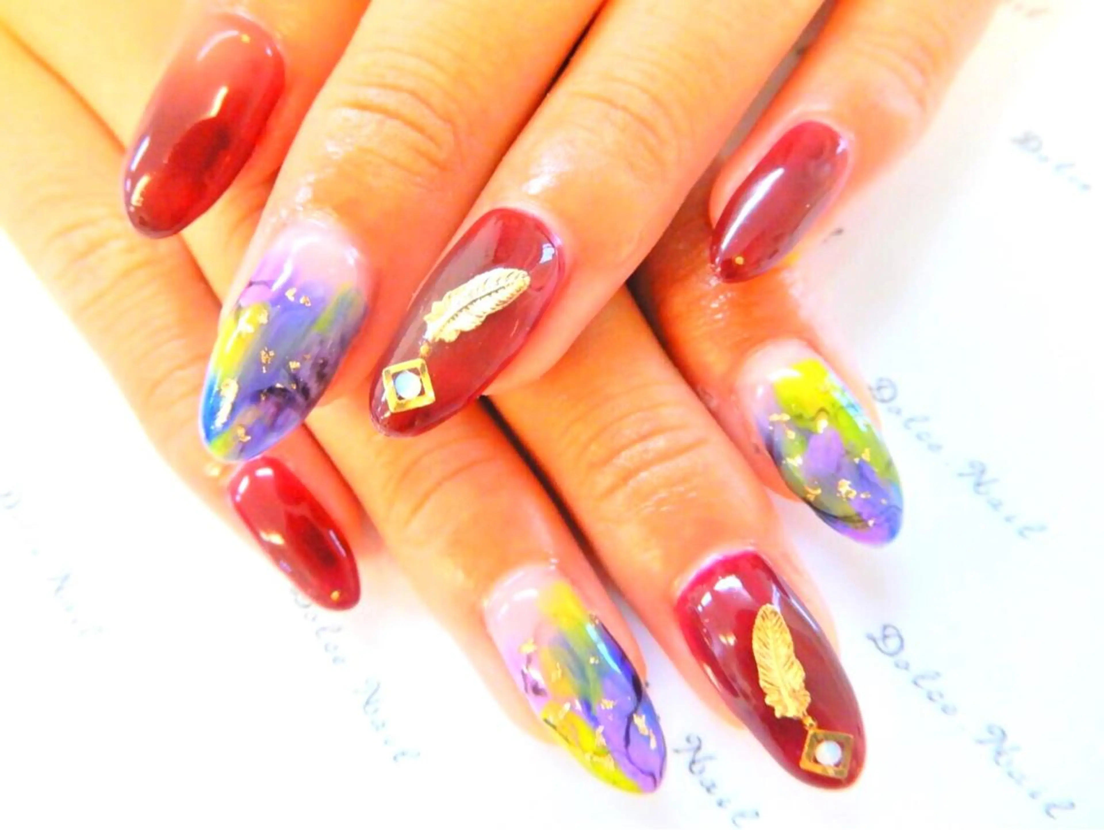 ネイル ジェルネイル ソフトジェル Dolce.Nail 柏店のネイルデザイン