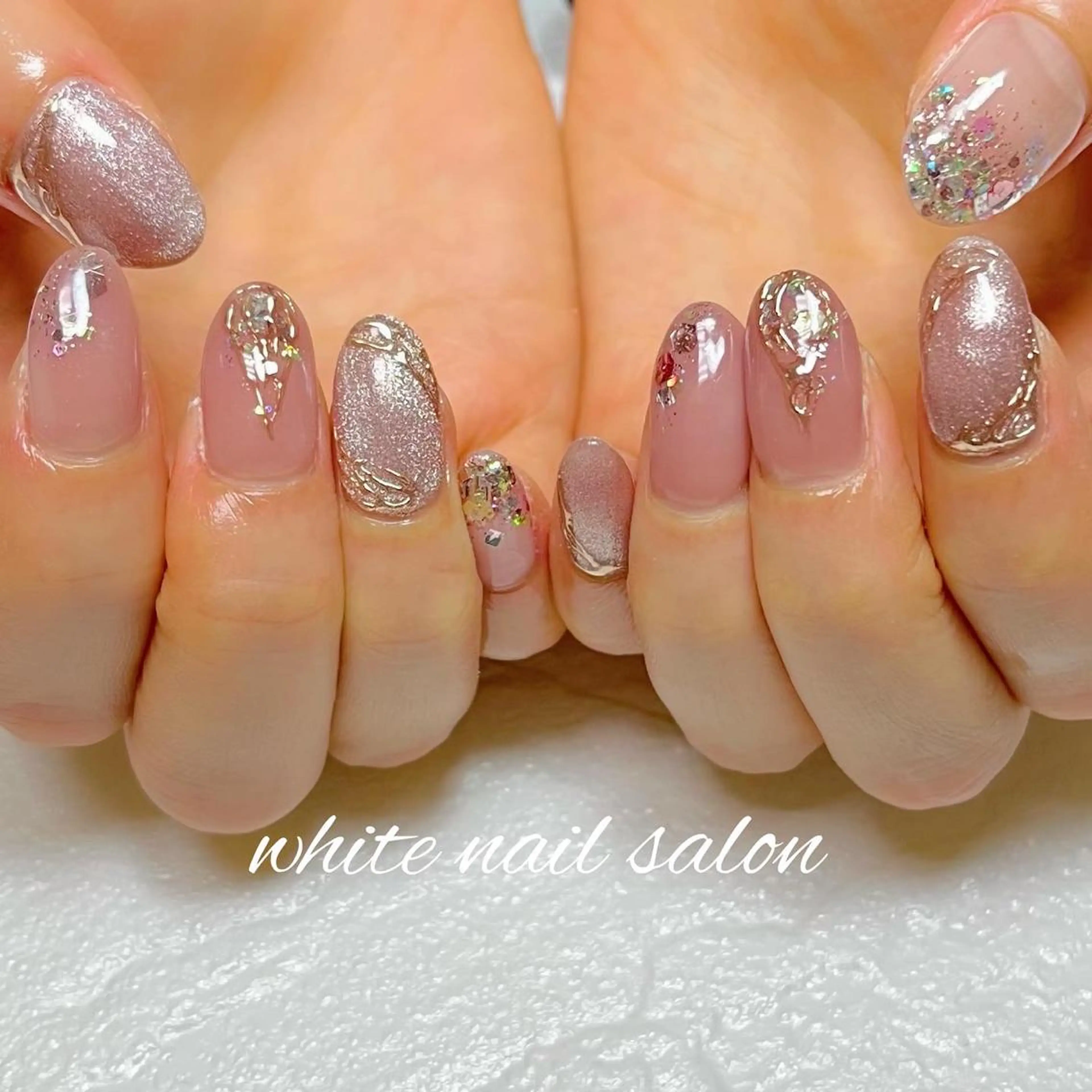 ネイル ハンドネイル white nail salonのネイルデザイン