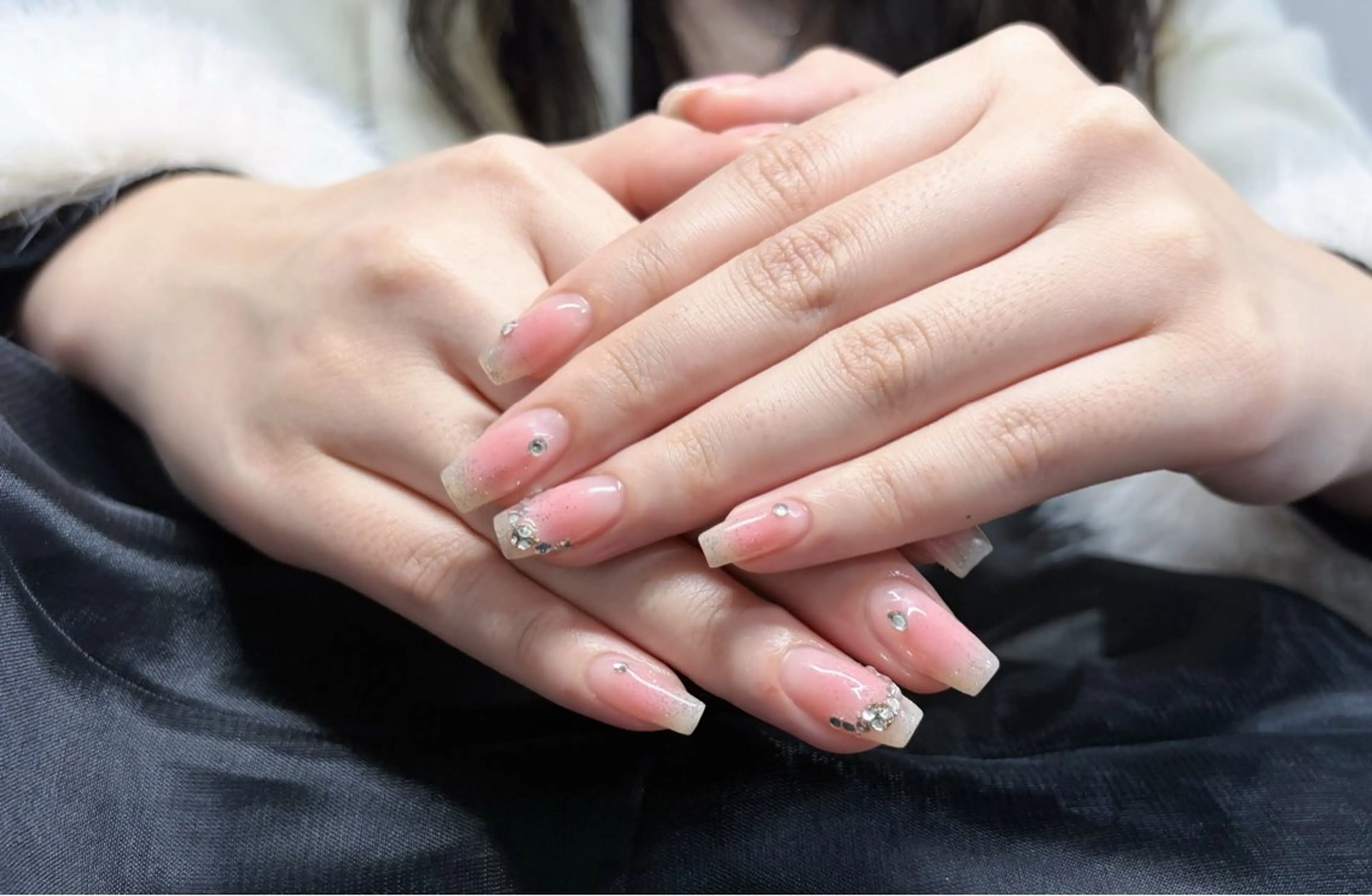 ネイル スカルプネイル シンプルネイル Lunailsalon所属・Lu nailsalonのネイルデザイン