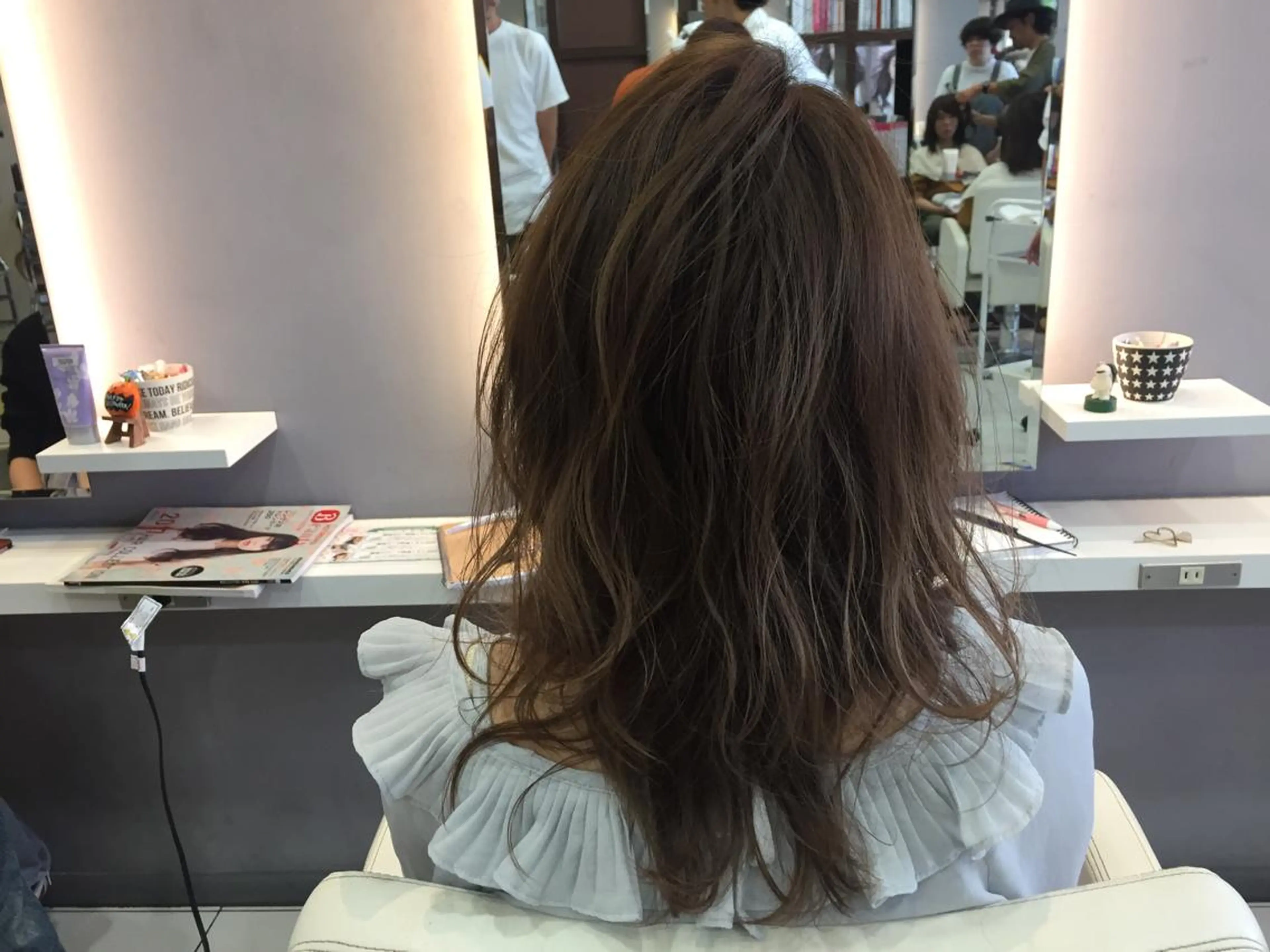 ロング カラー GLROW haruhiのヘアスタイル